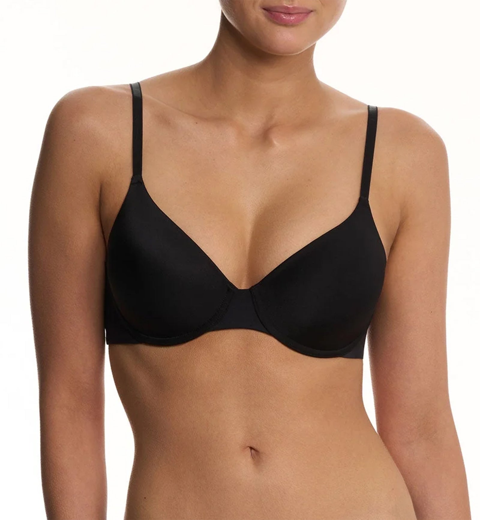 Natori EverFit Convertible T-Shirt Bra (721362),32D,Black - Black,32D