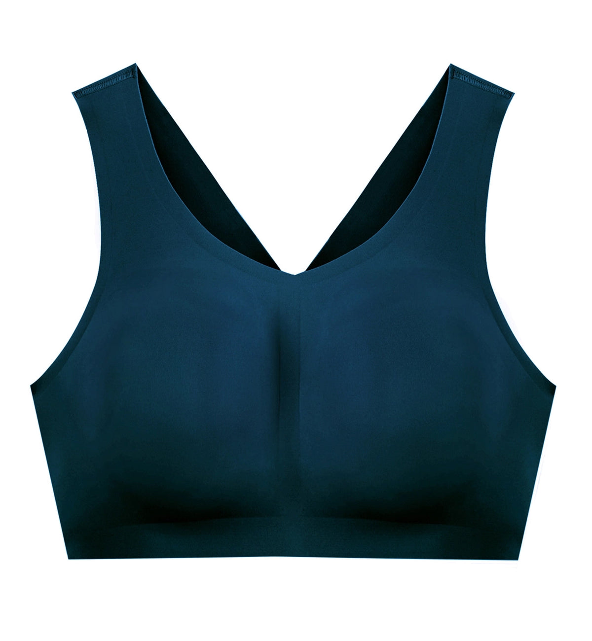 Evelyn & Bobbie DEFY V-Neck Bralette w/ Removable Pads (1833),Small,Deep Tide - Deep Tide,Small