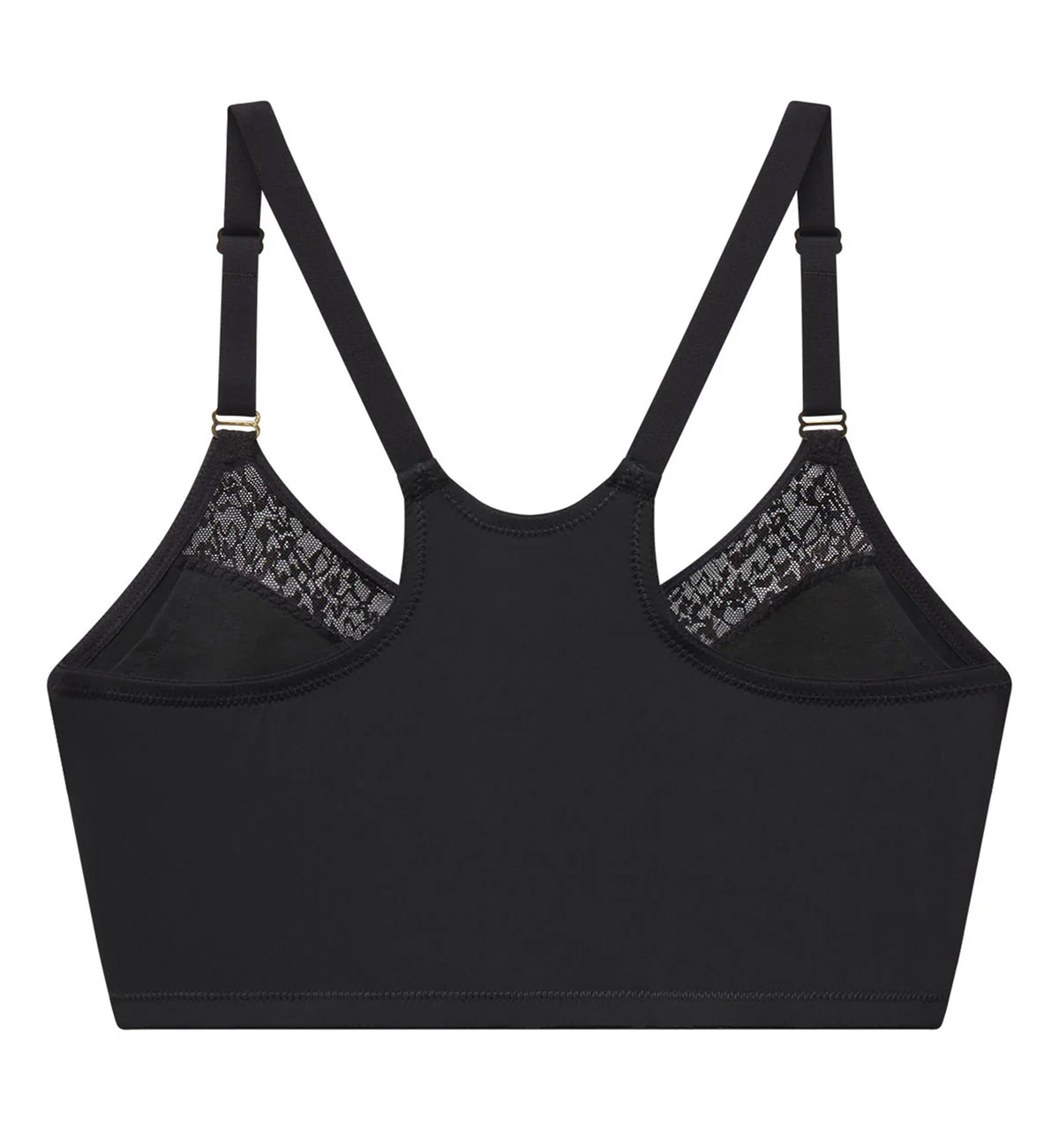 Natori Pretty Smooth Zip Front Pocketed Wireless Bra (760318),XS,Black - Black,XS