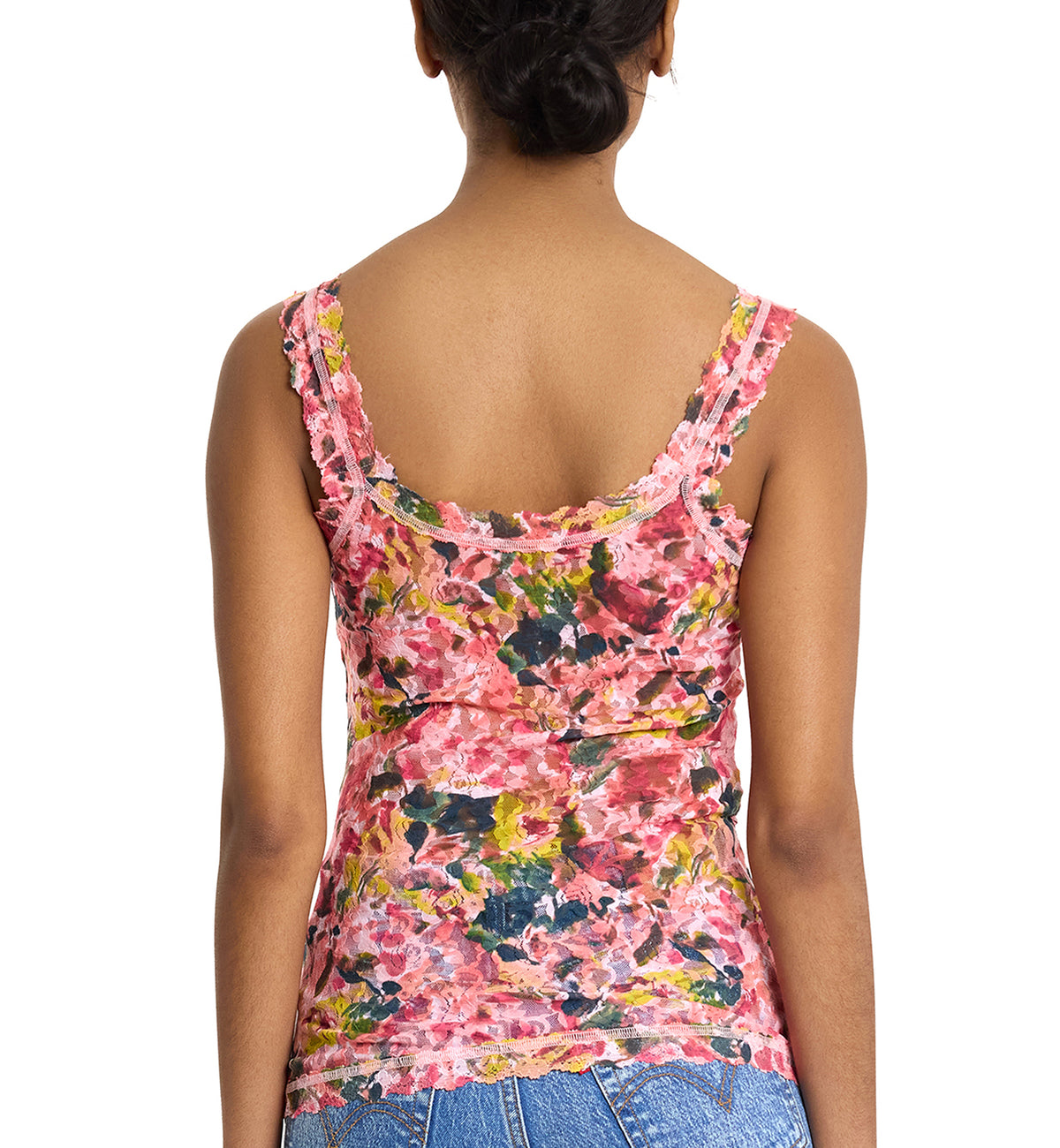 Hanky Panky Signature Lace Printed Unlined Camisole (PR1390L),XS,Masterpiece - Masterpiece,XS