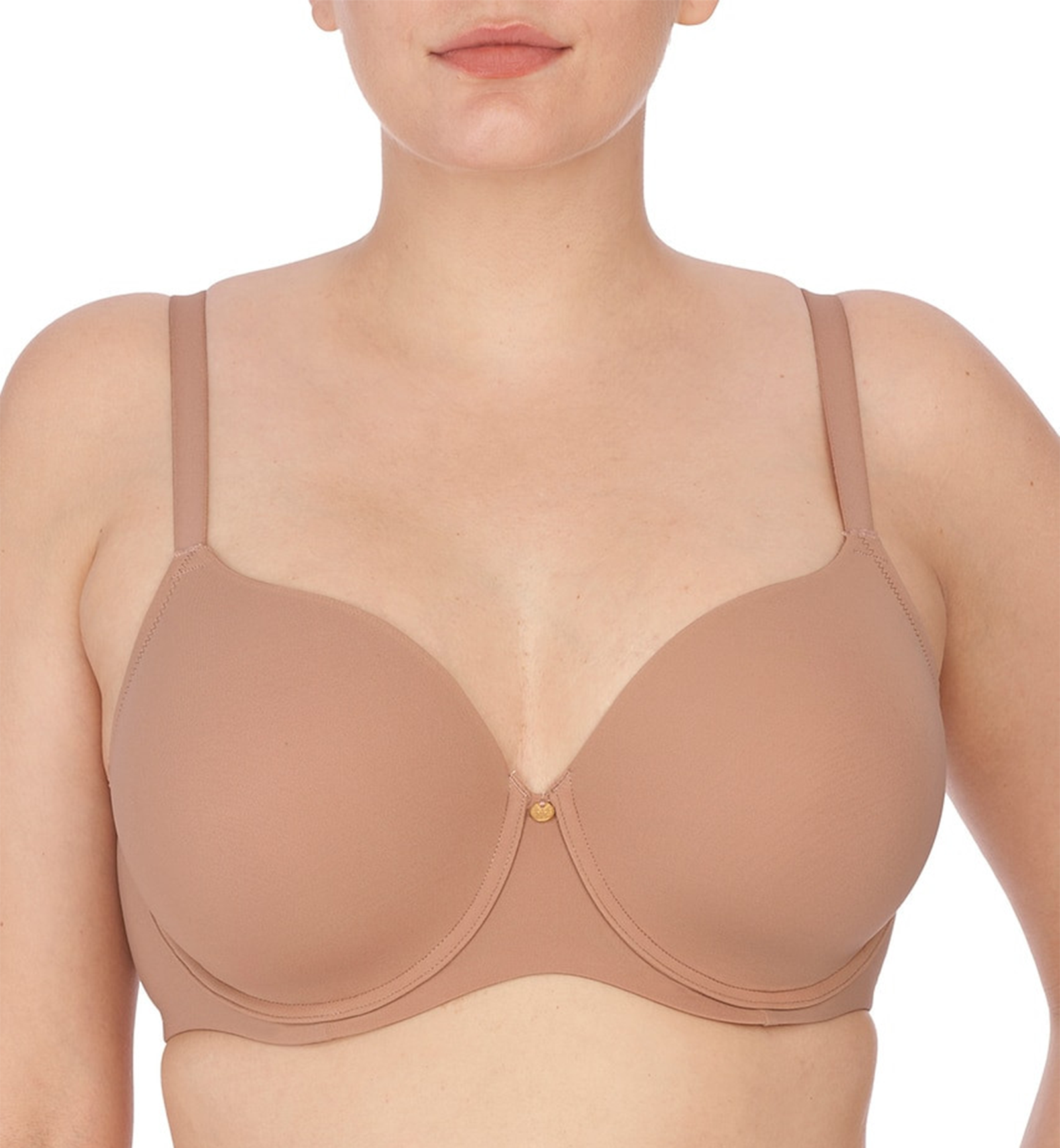 Natori Chic Comfort Full Figure Contour Underwire Bra (736096),30DD,Buff - Buff,30DD