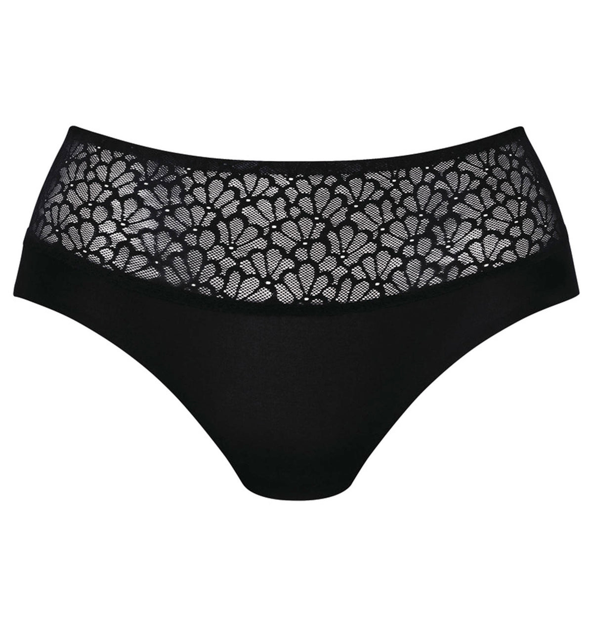 Anita Essential Smart High Waist Brief (1903),Small,Black - Black,Small