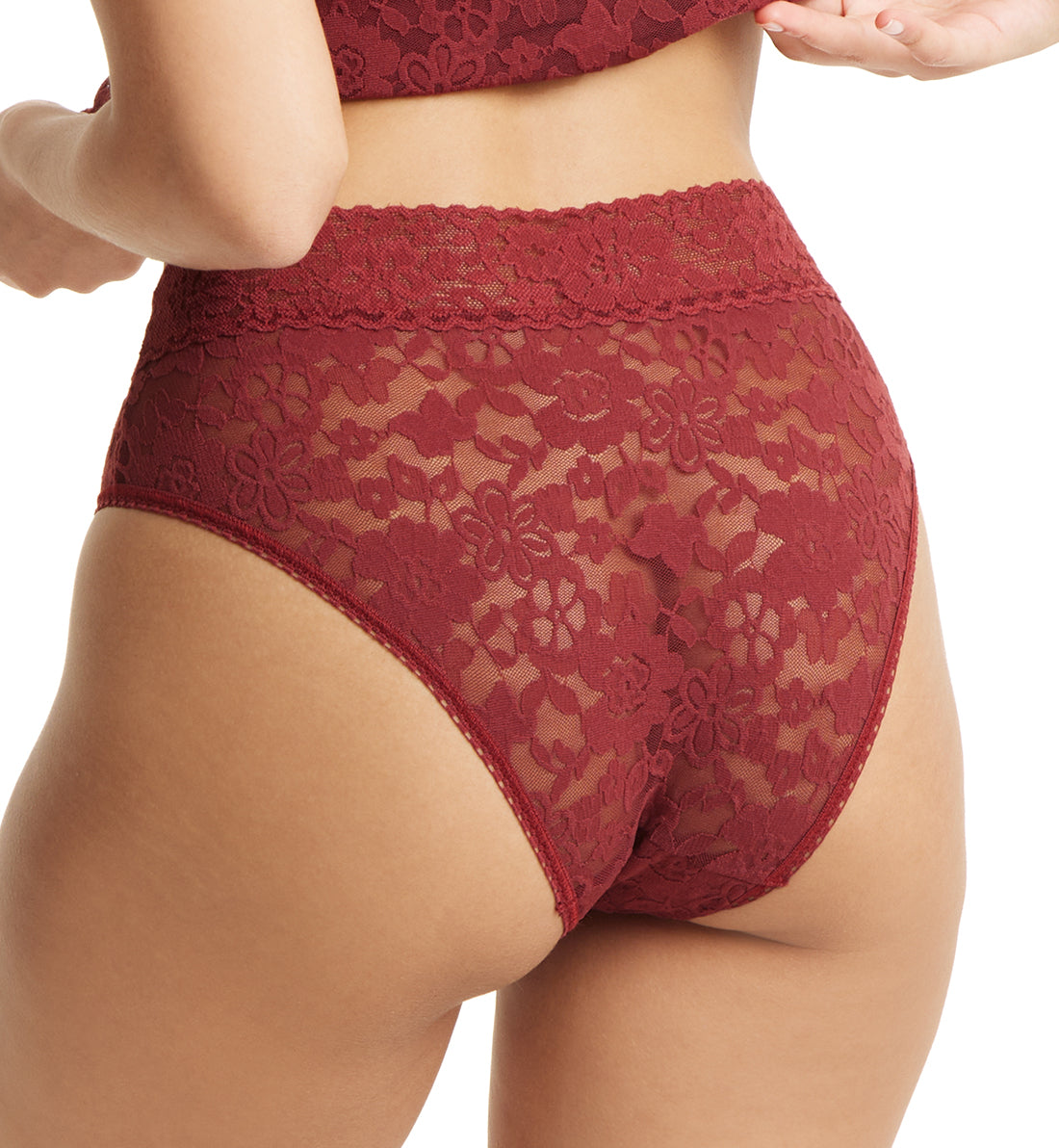 Hanky Panky Daily Lace Girl Brief (772441),XS,Shiraz - Shiraz,XS