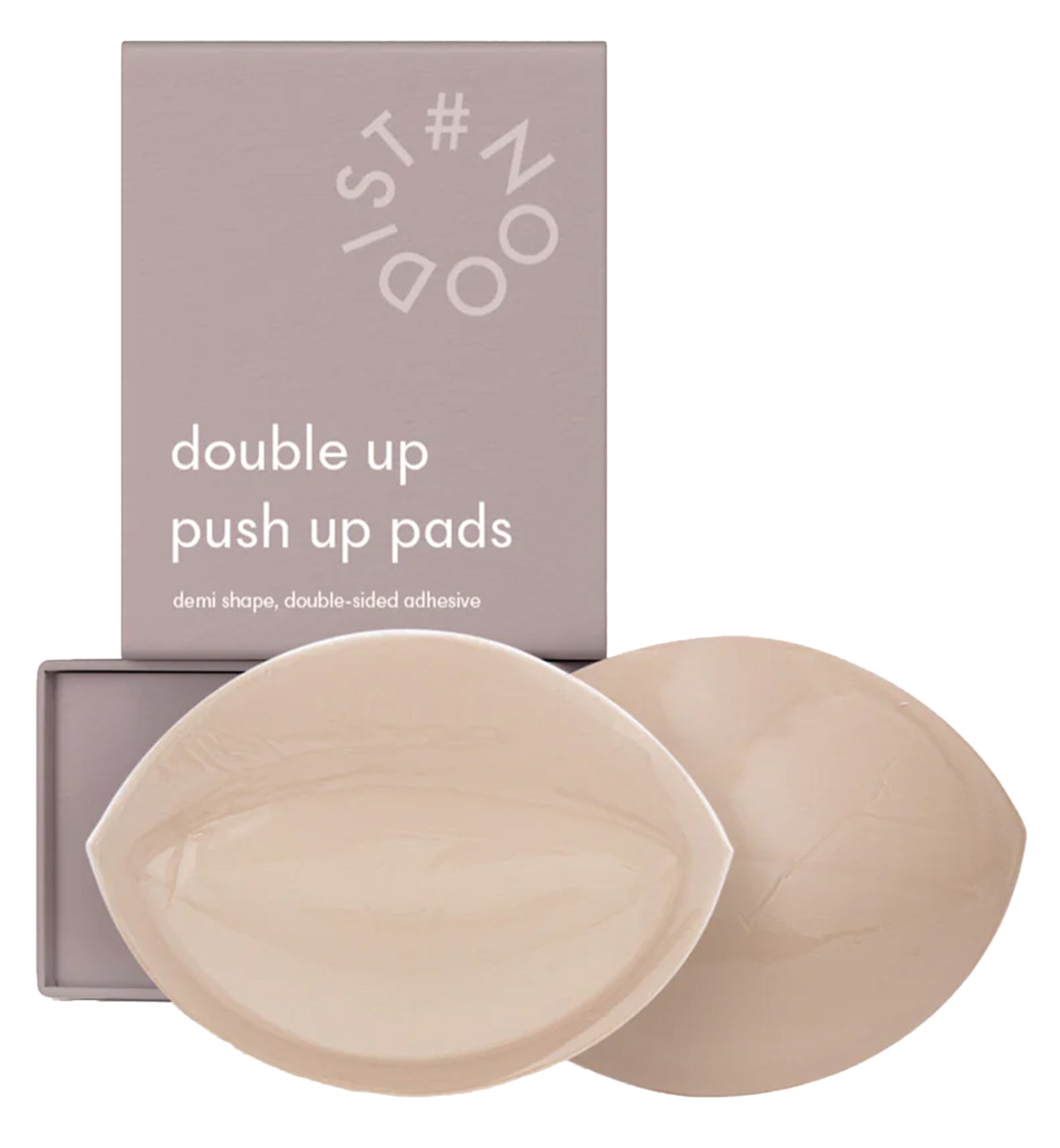 NOOD Double Up Volume Adhesive Push-Up Pads (Demi),A/B,Buff - Buff,A/B cups