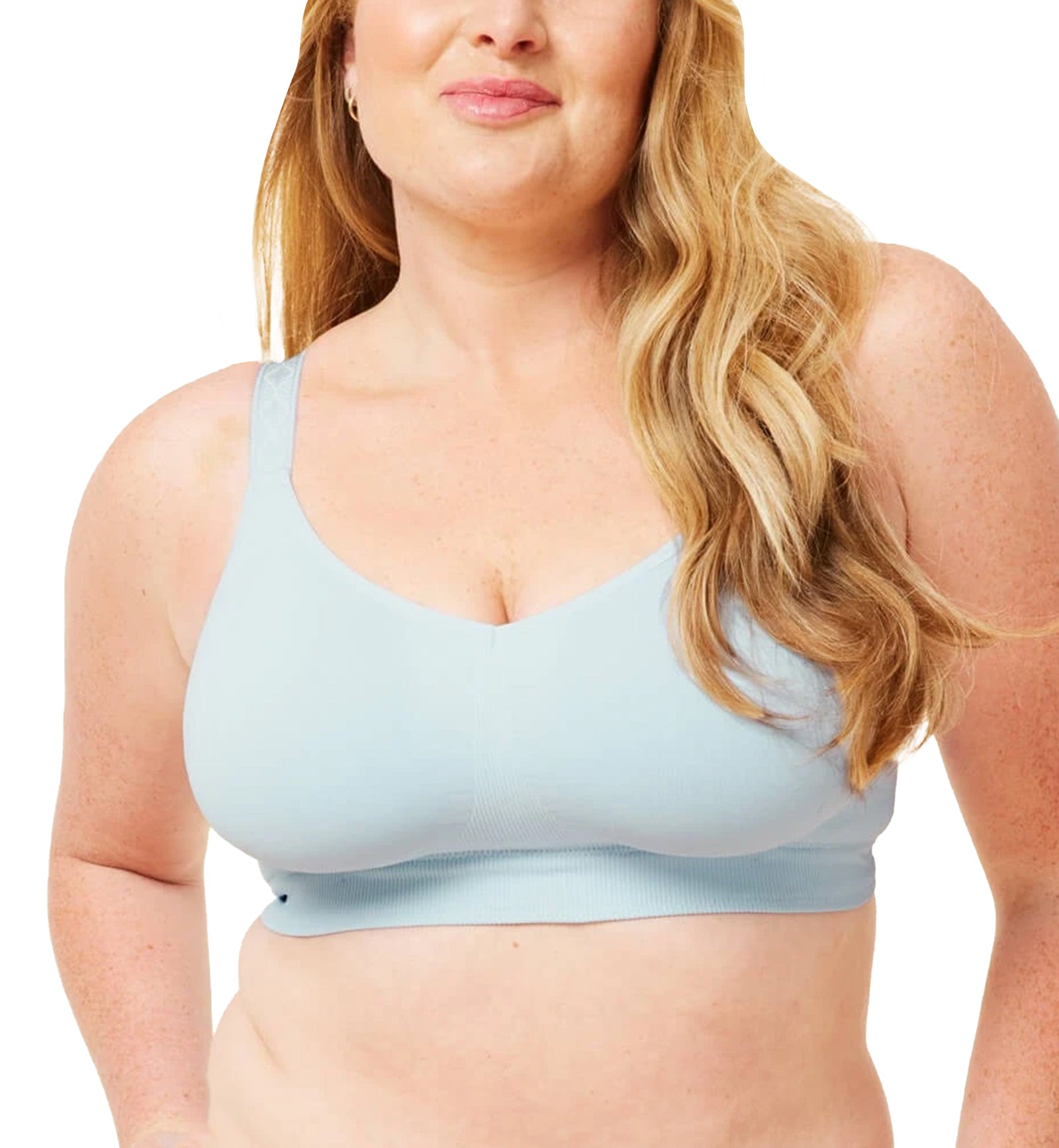 Sugar Candy by Cake Seamless Basic Everyday Softcup Bra (28-8005),XS,Baby Blue - Baby Blue,XS