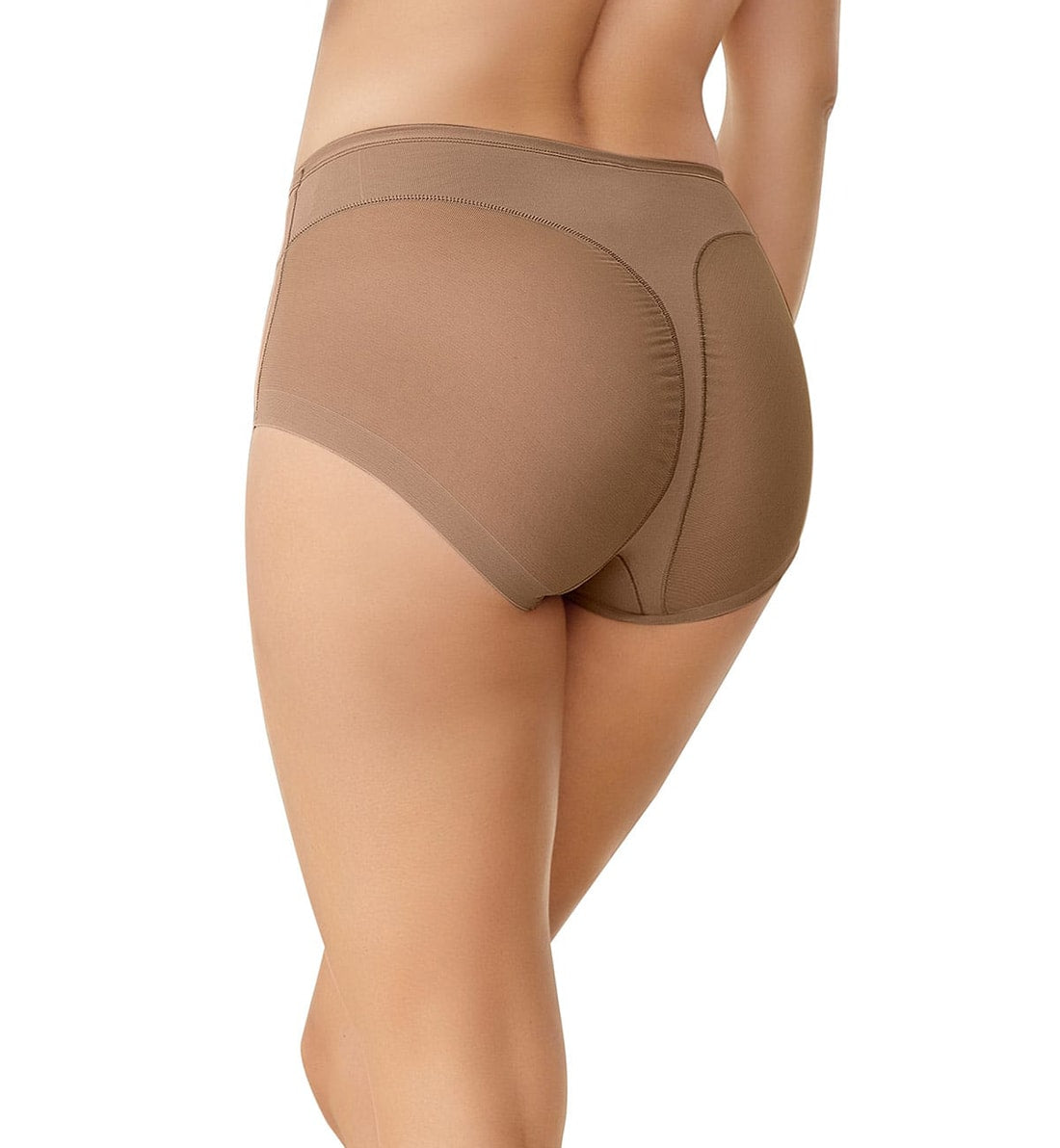 Leonisa Super Comfy Control Shapewear Panty (012657),Small,Brown - Brown,Small