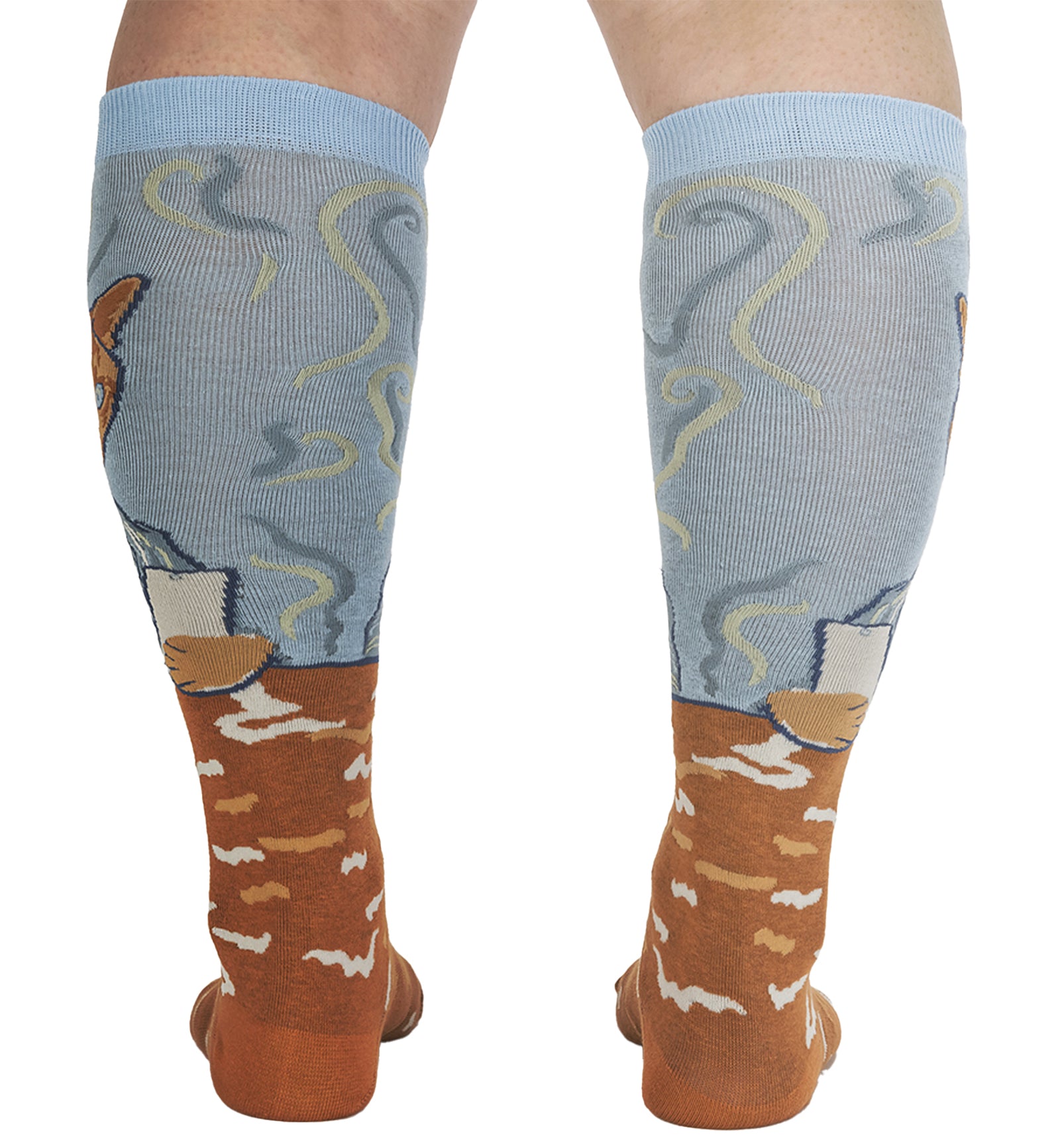 SOCK it to me Unisex Knee High Socks (F0632),Cat Van Gogh, A Selfie Portrait - Cat Van Gogh A Selfie Portrait,One Size