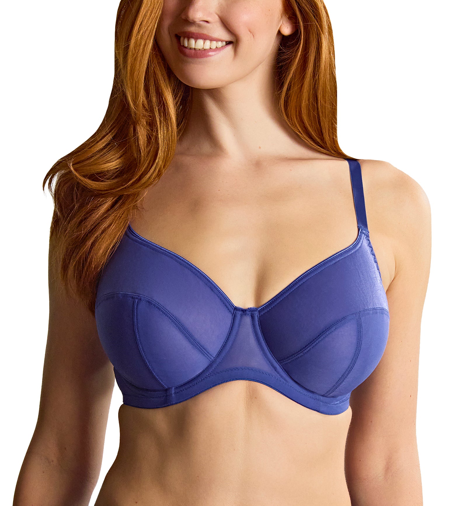 Panache Tango Essence Underwire Balconette Bra (10961),30F,Indigo - Indigo,30F