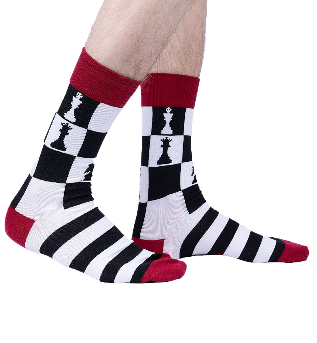 SOCK it to me Men's Crew Socks (MEF0597),Check Yeah - Check Yeah,One Size