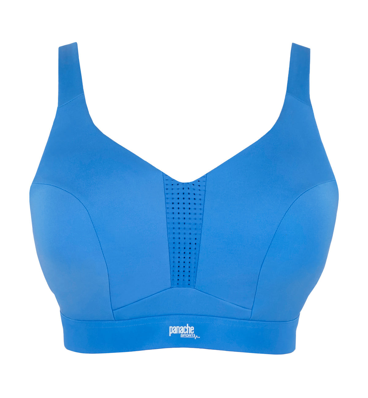 Panache Endurance Ultra Perform Non-padded Underwire Sports Bra (5022),28DD,Azure - Azure,28DD