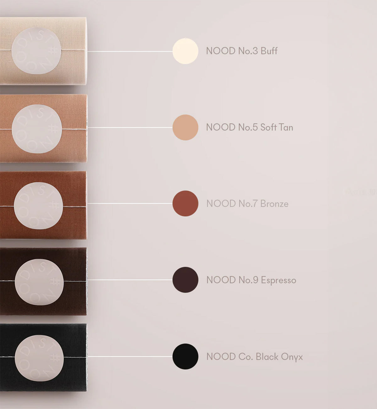 NOOD Shape Tape Adhesive Breast Tape (3 INCH),Bronze - Bronze,3 Inch