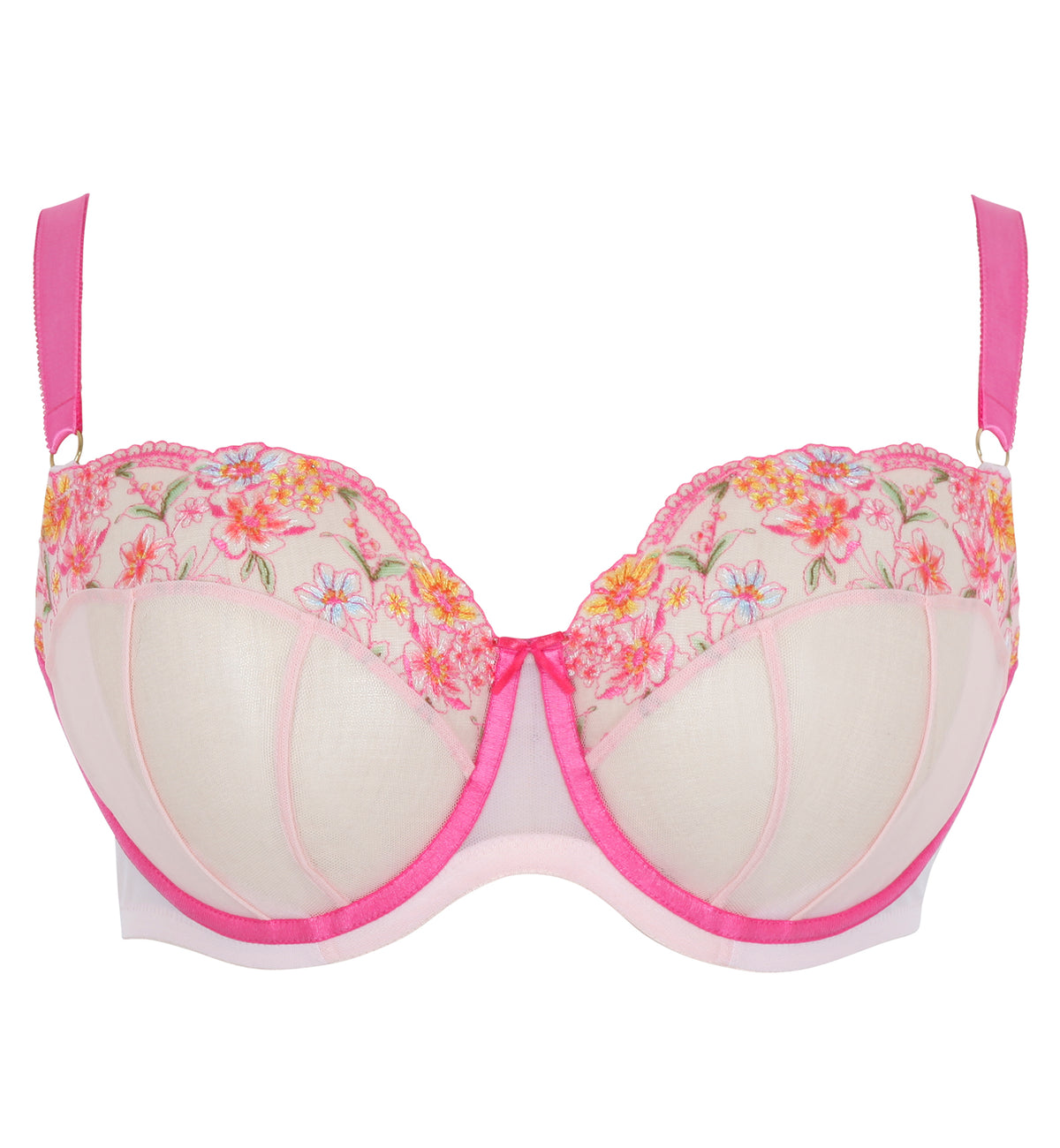 Sculptresse by Panache Eden Balcony Underwire Bra (10911),34F,Pink - Pink,34F