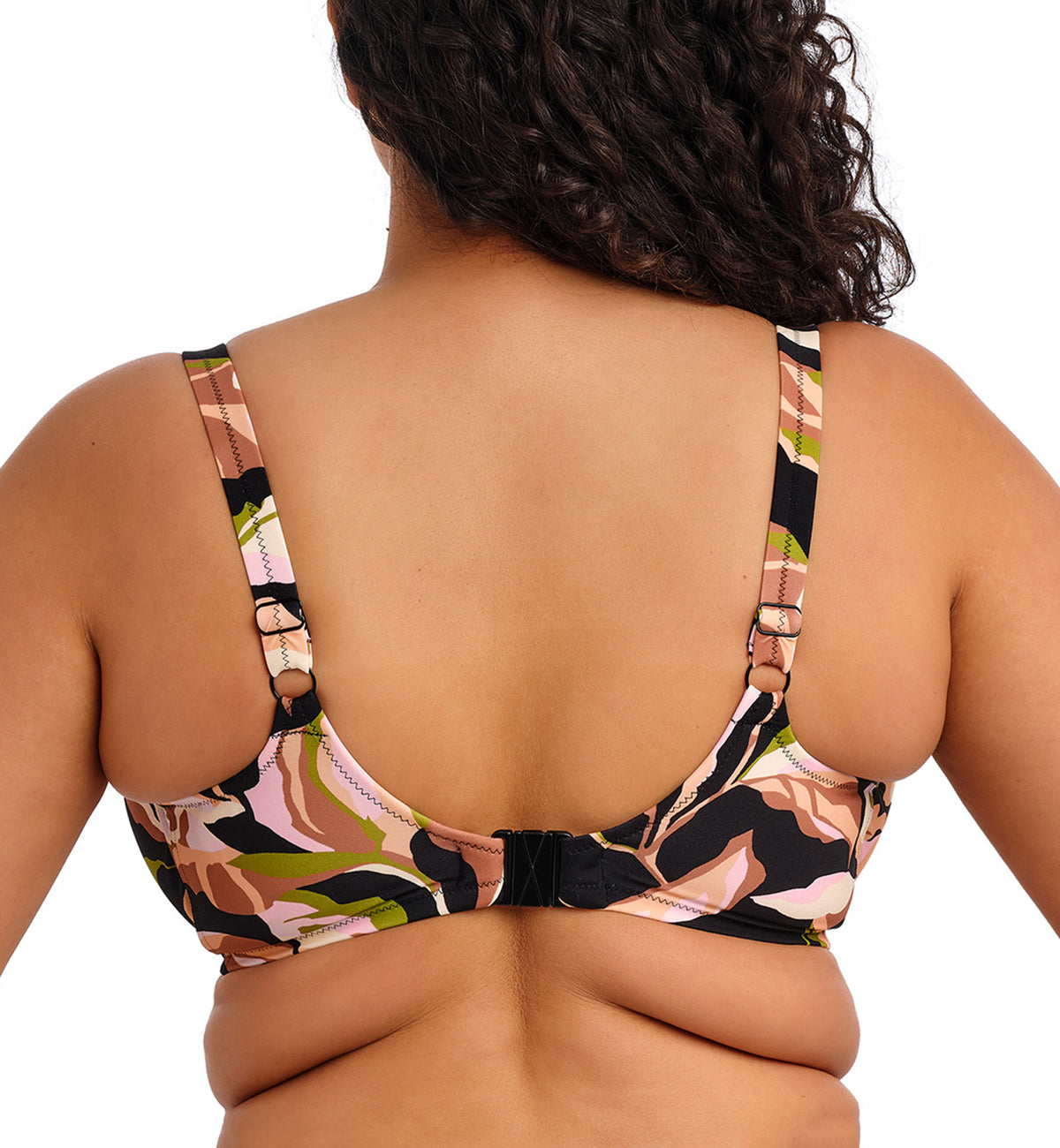 Elomi Ocean Avenue Underwire Plunge Bikini Top (ES803402),34G,Multi - Multi,34G