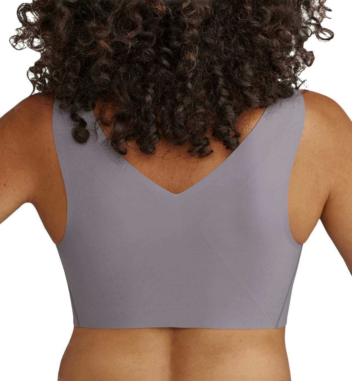 Evelyn & Bobbie DEFY V-Neck Bralette w/ Removable Pads (1833),Small,London Fog - London Fog,Small