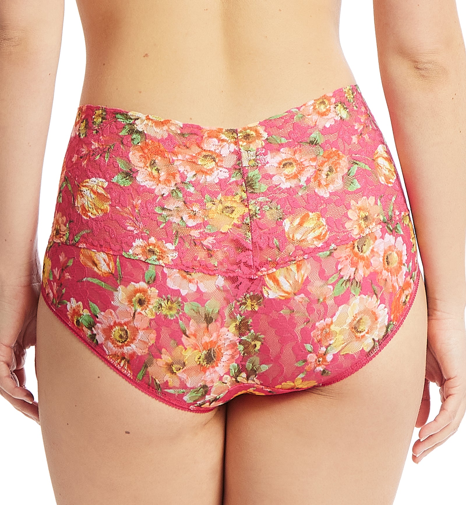 Hanky Panky Retro Lace Printed V-kini (PR9K2124),Small,La Vida Loca - La Vida Loca,Small