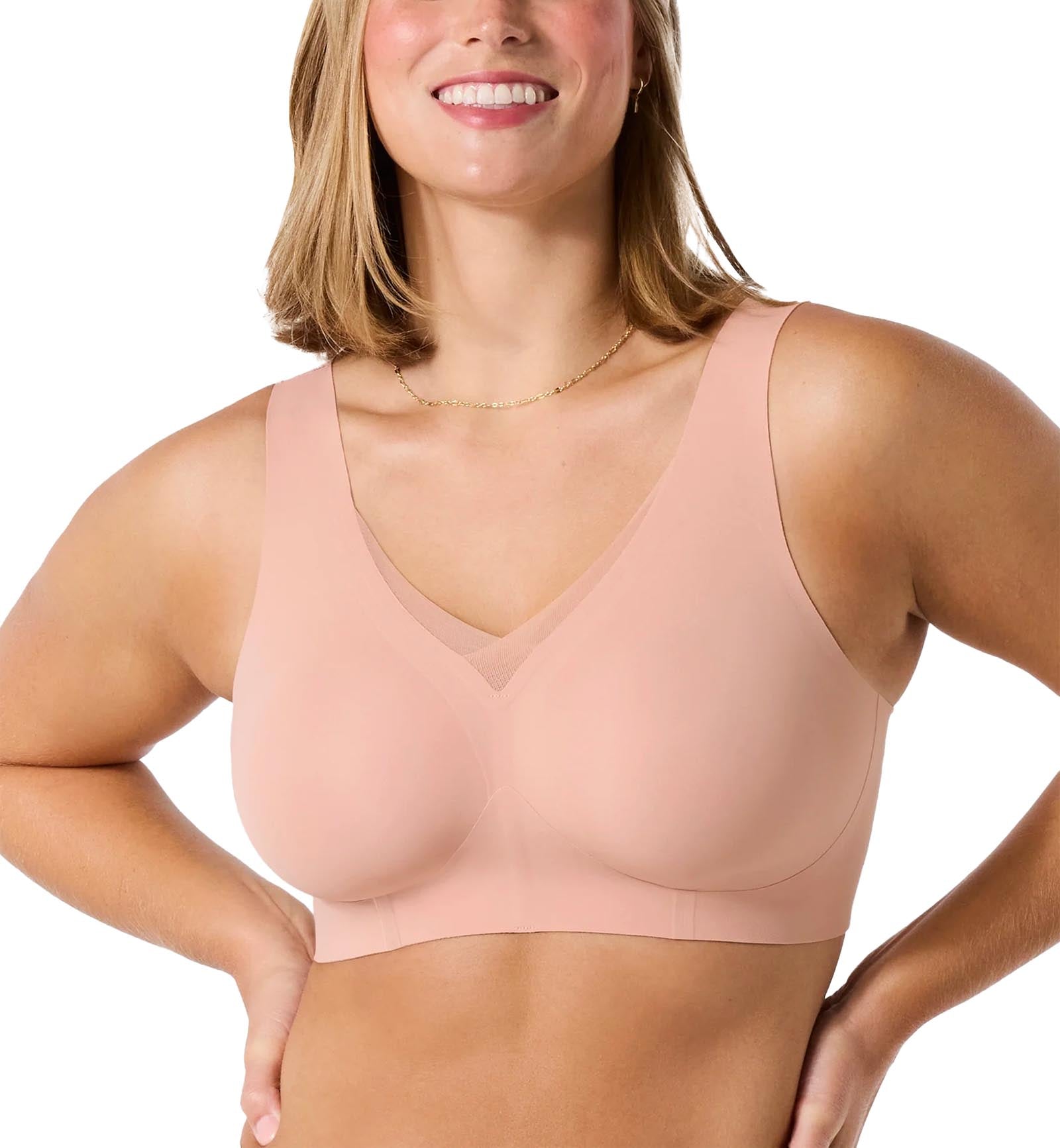 Evelyn & Bobbie Mesh EVELYN Deep V-Neck Bralette (1866),Small,Himalayan Salt Mesh - Himalayan Salt Mesh,Small