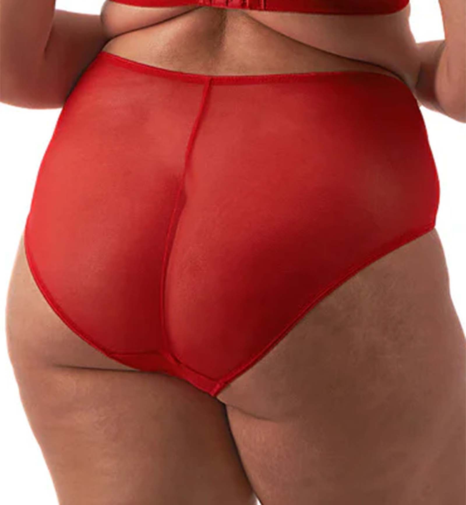 Elomi Matilda Matching Full Panty Brief (8906),Medium,Haute Red - Haute Red,Medium