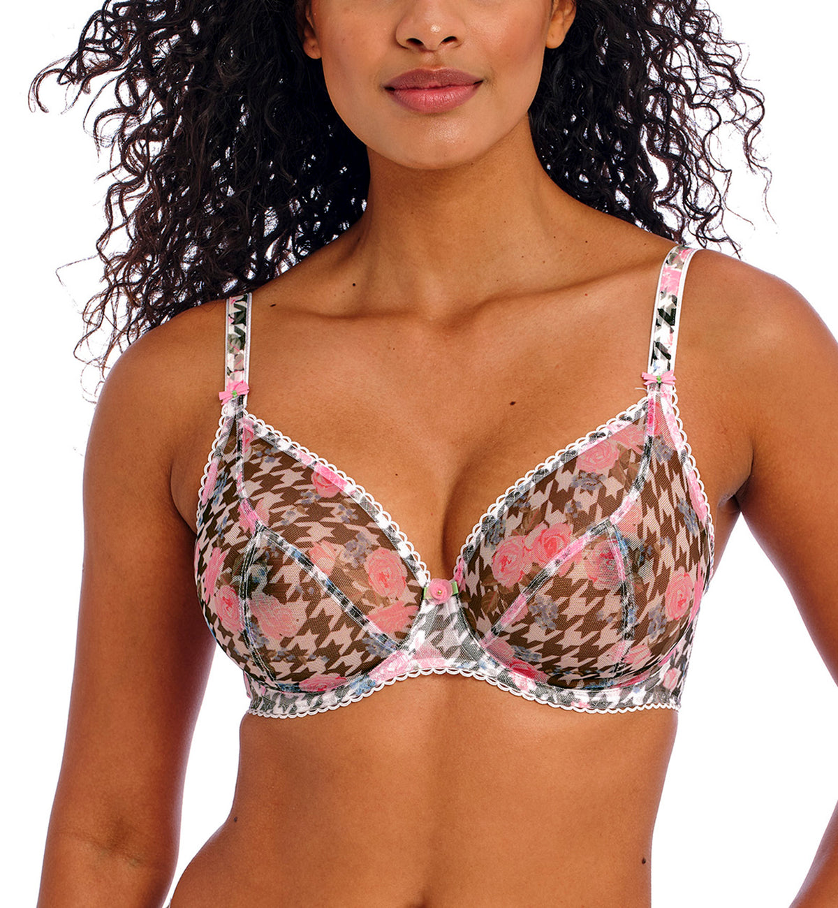 Freya Rose Blossom Plunge Underwire Bra (402402),28F,Multi - Multi,28F