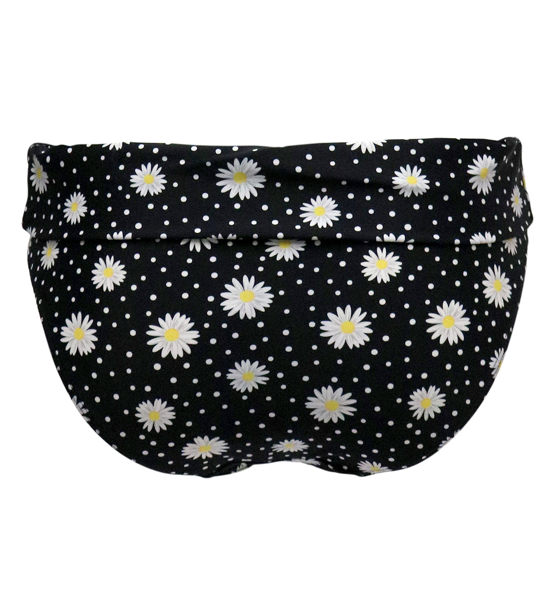 Pour Moi Out Of Office Fold Over Swim Brief (24504),Small,Daisy Spot - Daisy Spot,Small