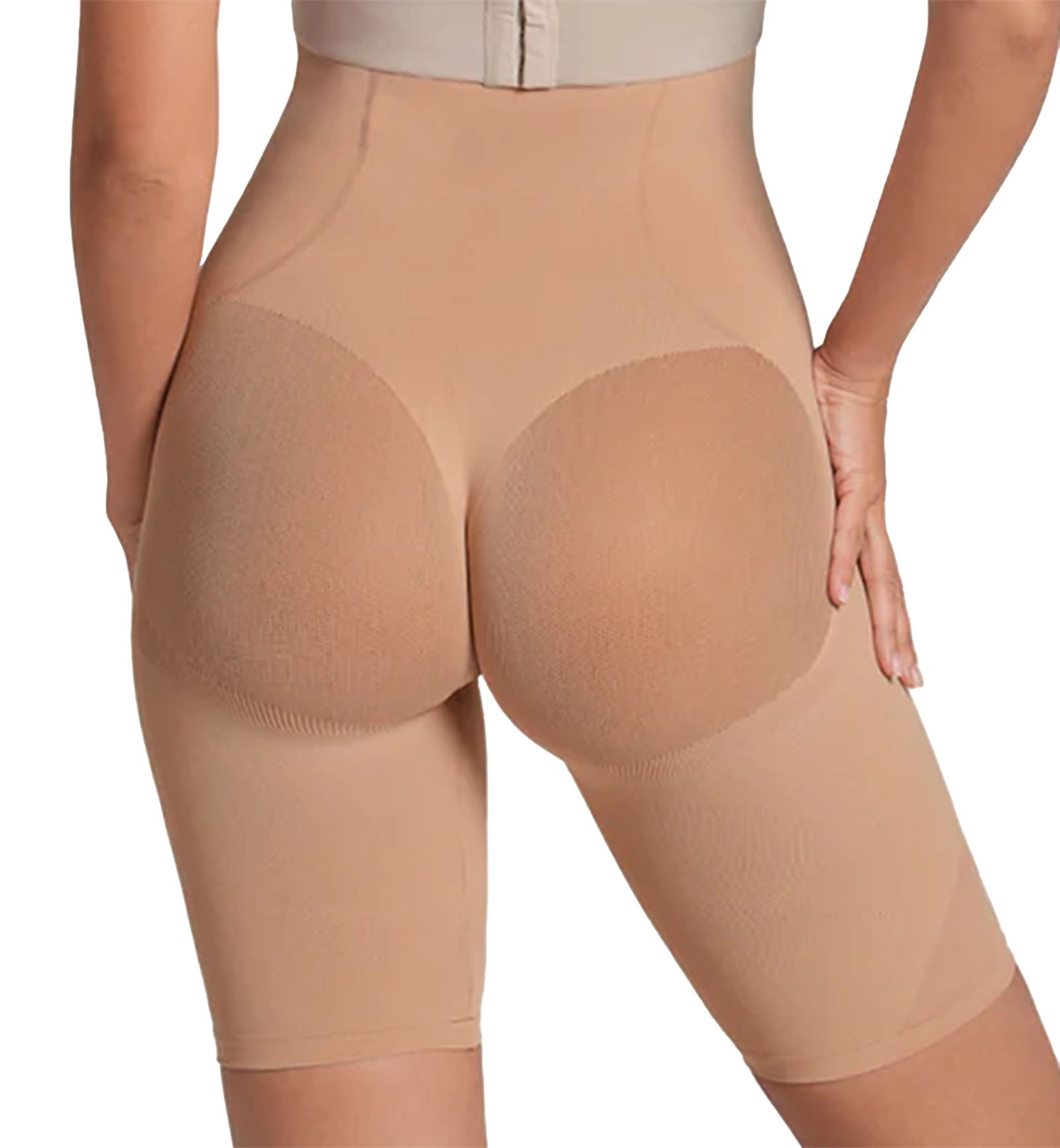 Leonisa Invisible Extra High-Waisted Shaper Short (012807M),XS/S,Natural - Natural,XS/S