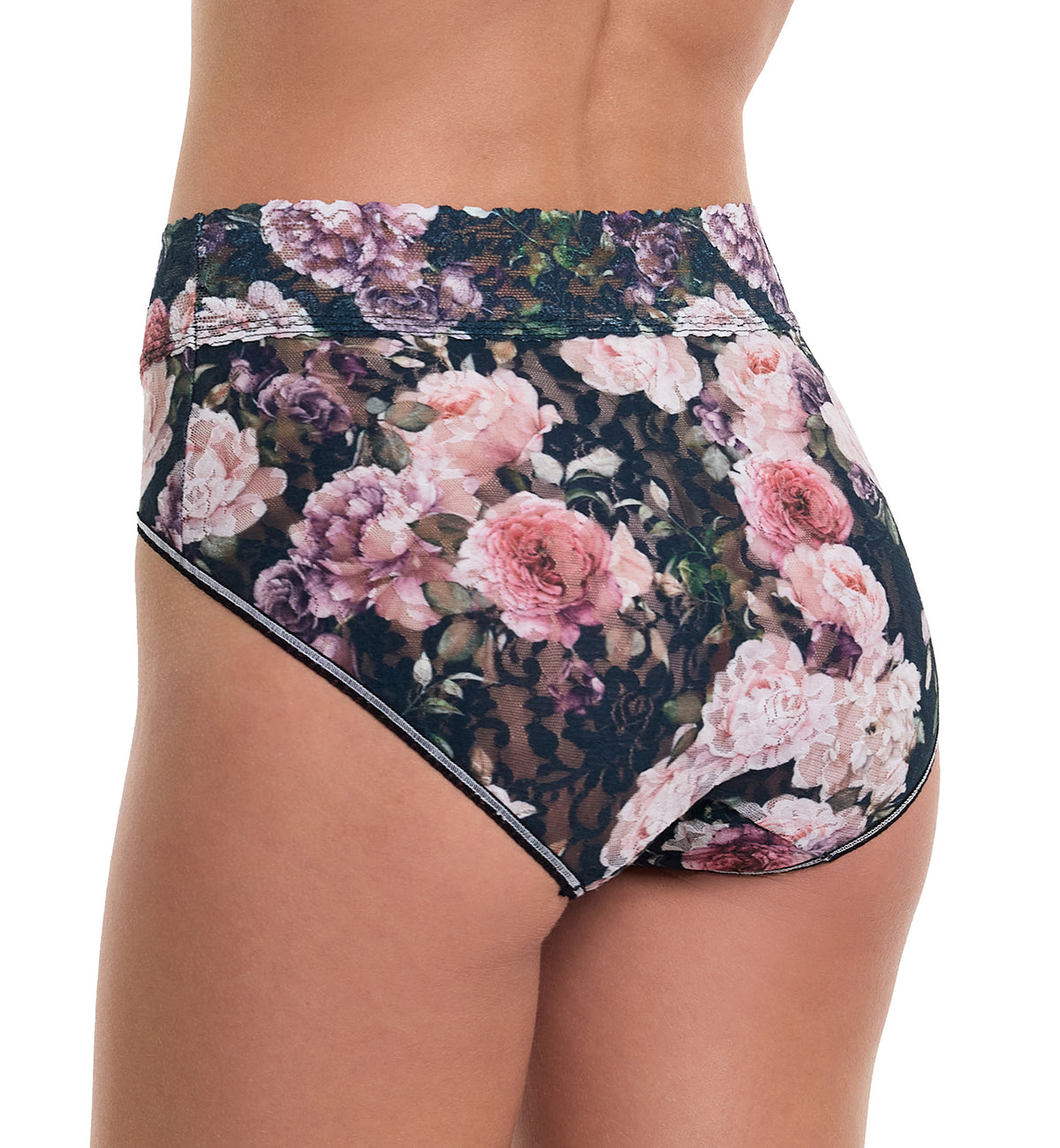 Hanky Panky Signature Lace Printed French Brief (PR461),Small,Romantique - Romantique,Small
