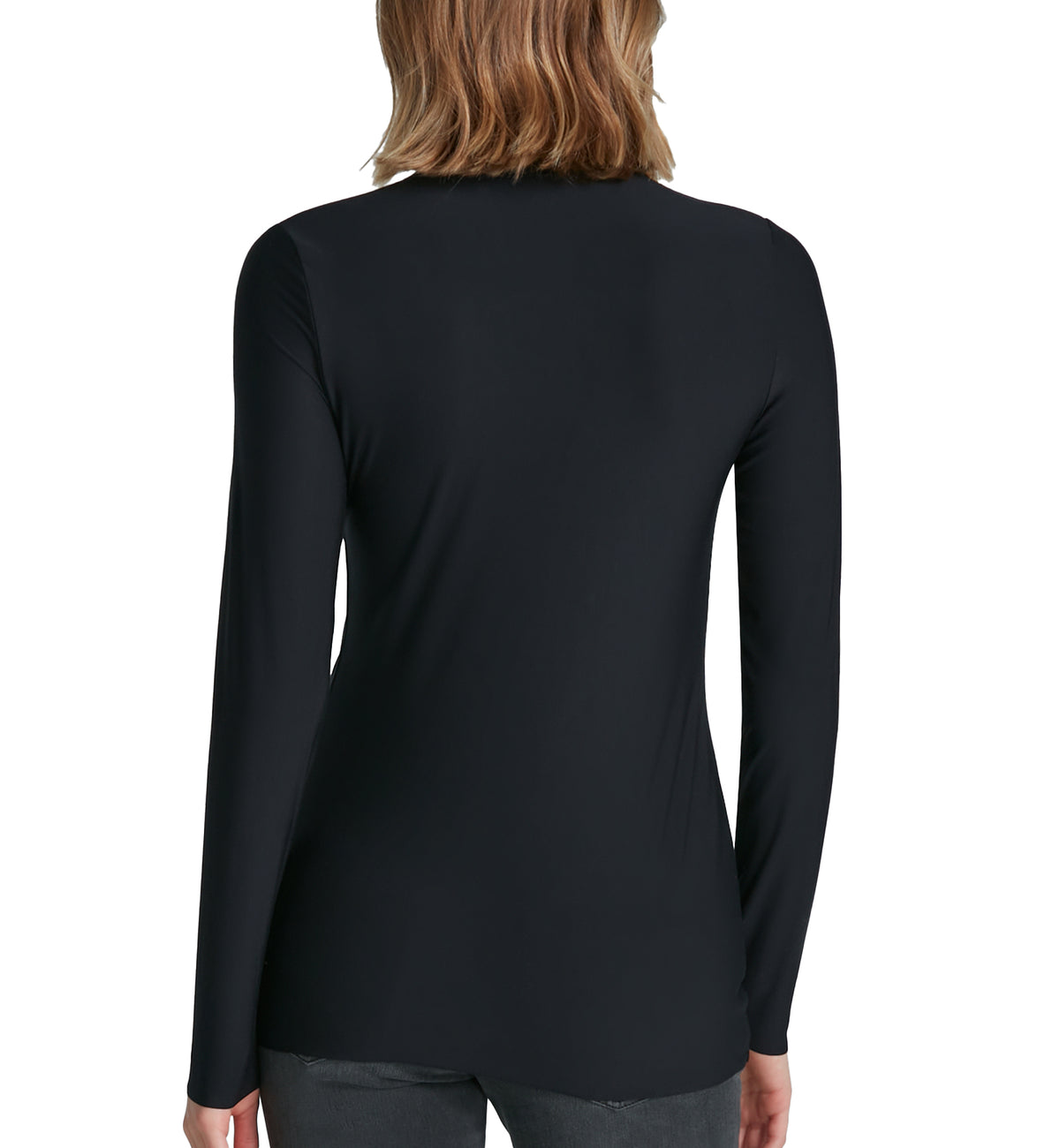 commando Butter Long Sleeve Turtleneck (TS39),XS,Black - Black,XS