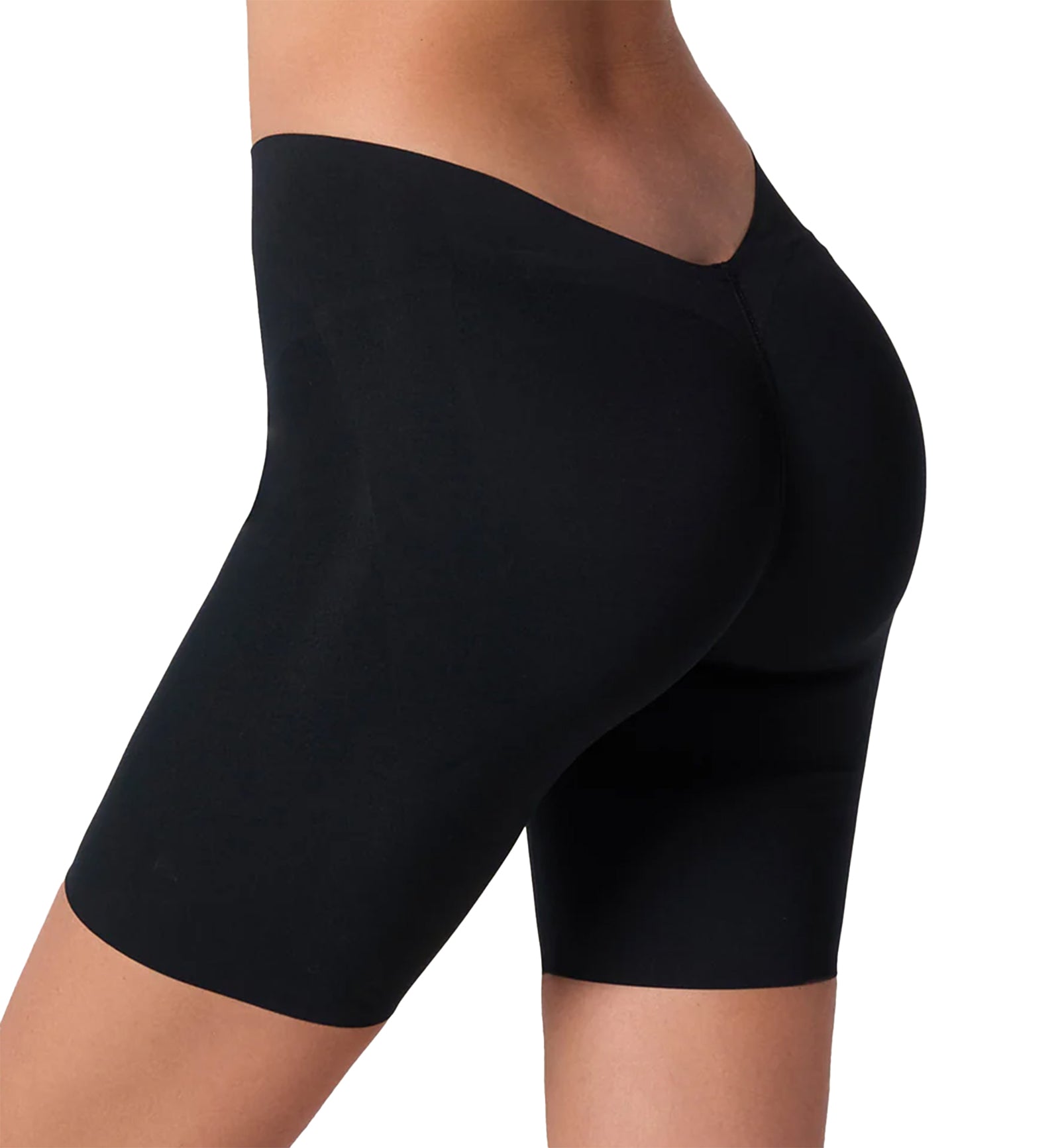 Leonisa Undetectable Backless Moderate Shaper Short (092063),Small,Black - Black,Small