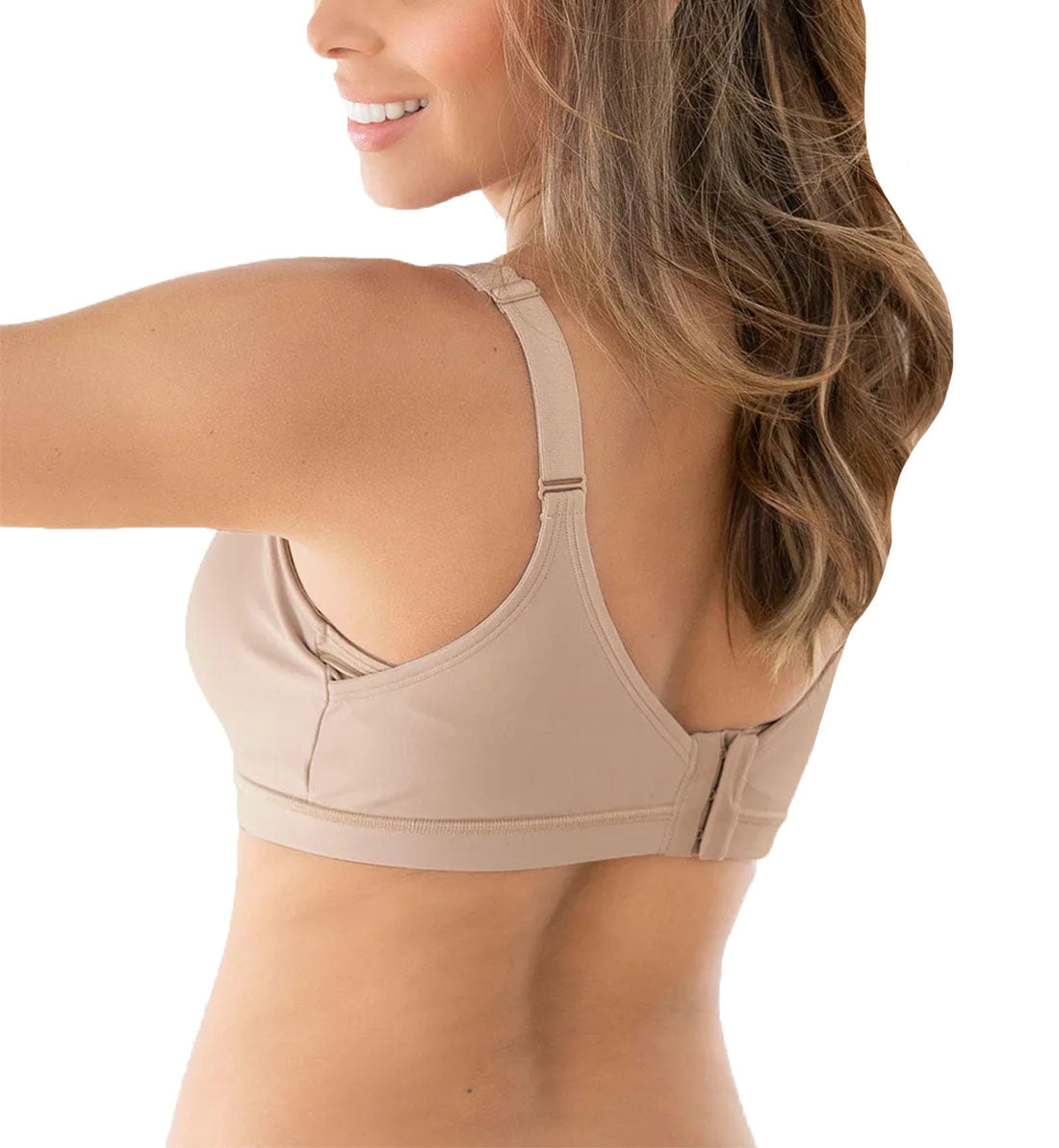 Leonisa Back-Smoothing Minimizer Nonwire Bra (091022)- Nude - Breakout Bras
