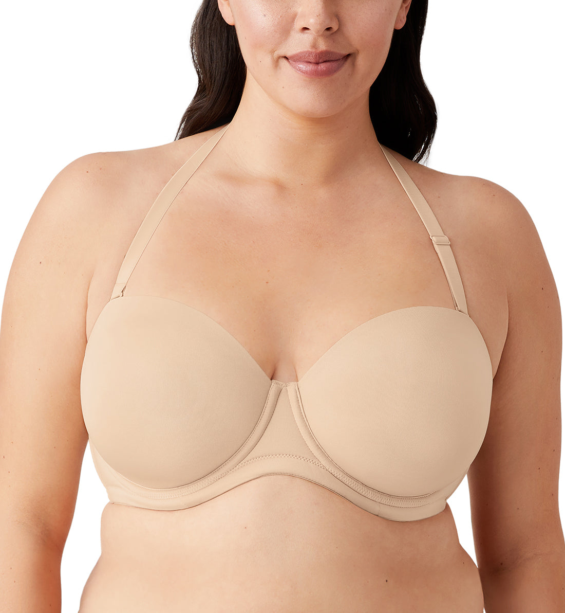 Wacoal Red Carpet Strapless Full Busted Underwire Bra (854119)- Natura -  Breakout Bras
