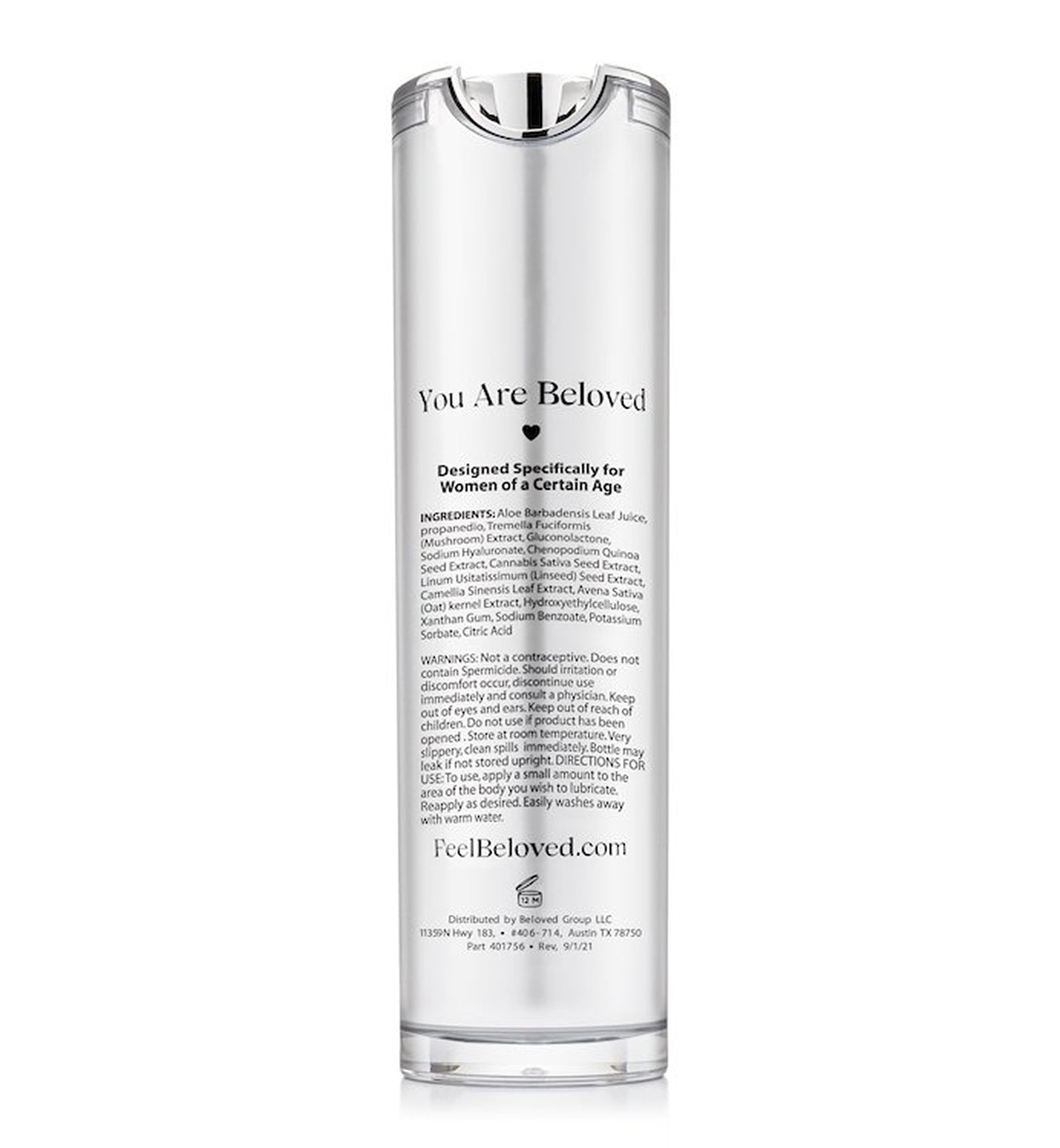 Beloved Luxurious Intimacy Serum & Personal Moisturizer Lubrication (SQ2271575),30ml - Fragrance Free,30 ml