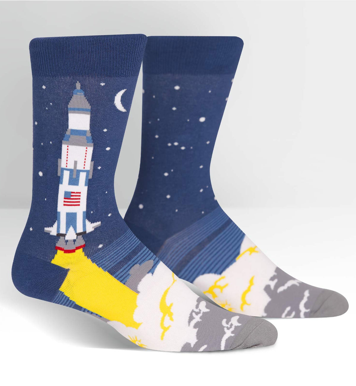 SOCK it to me Men's Crew Socks (mef0280),321 Lift Off - 321 Lift Off,One Size