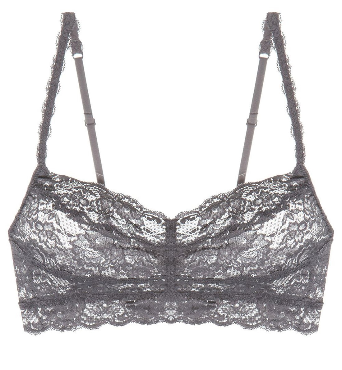 Cosabella Never Say Never Sweetie Soft Bra (NEVER1301),Small,Anthracite - Anthracite,Small