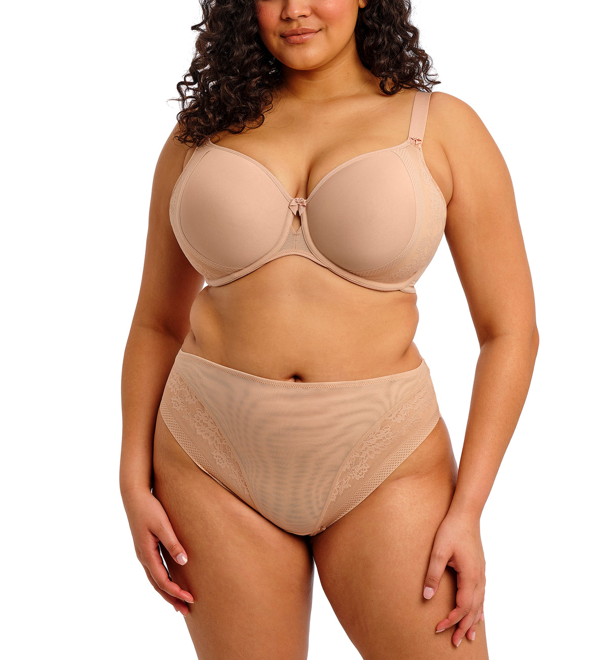 Elomi Nerina Spacer Seamless Molded Underwire Bra (302710),34G,Sahara - Sahara,34G