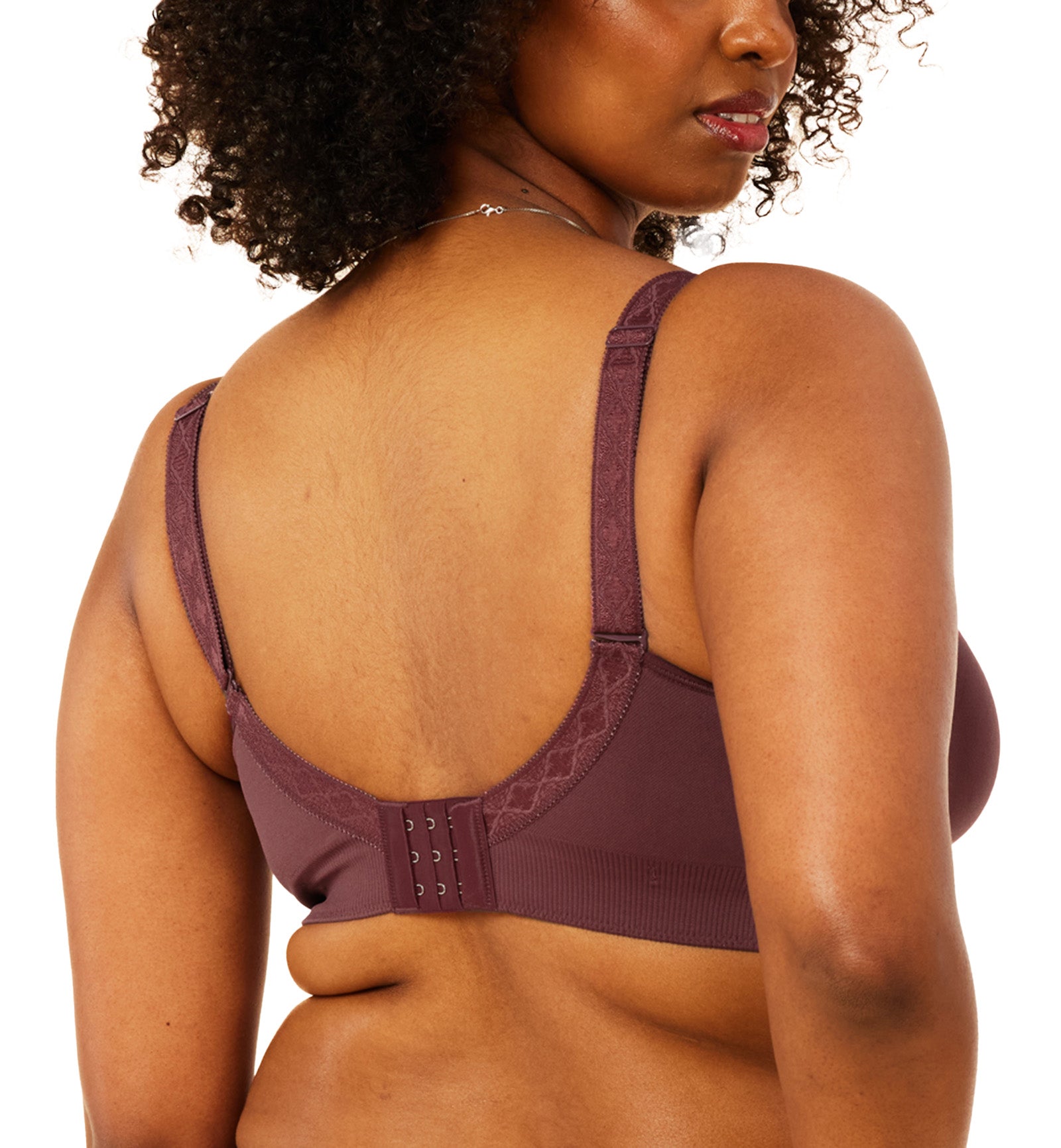 Sugar Candy by Cake Seamless Basic Everyday Softcup Bra (28-8005),Small,Plum - Plum,Small