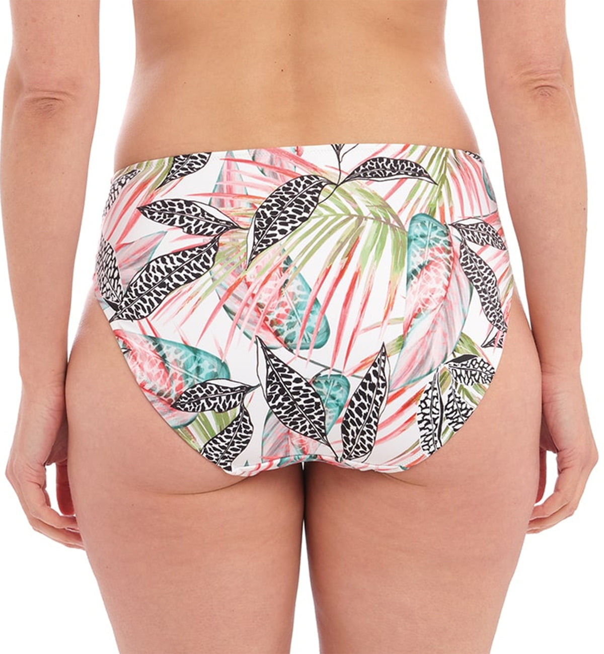 Fantasie Tobago Mid Rise Bikini Brief (500872),Medium,Melon - Melon,Medium