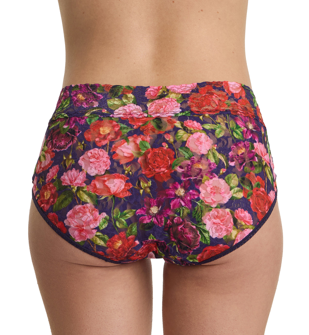 Hanky Panky Signature Lace Printed French Brief (PR461),XS,Winters Tale - Winters Tale,XS