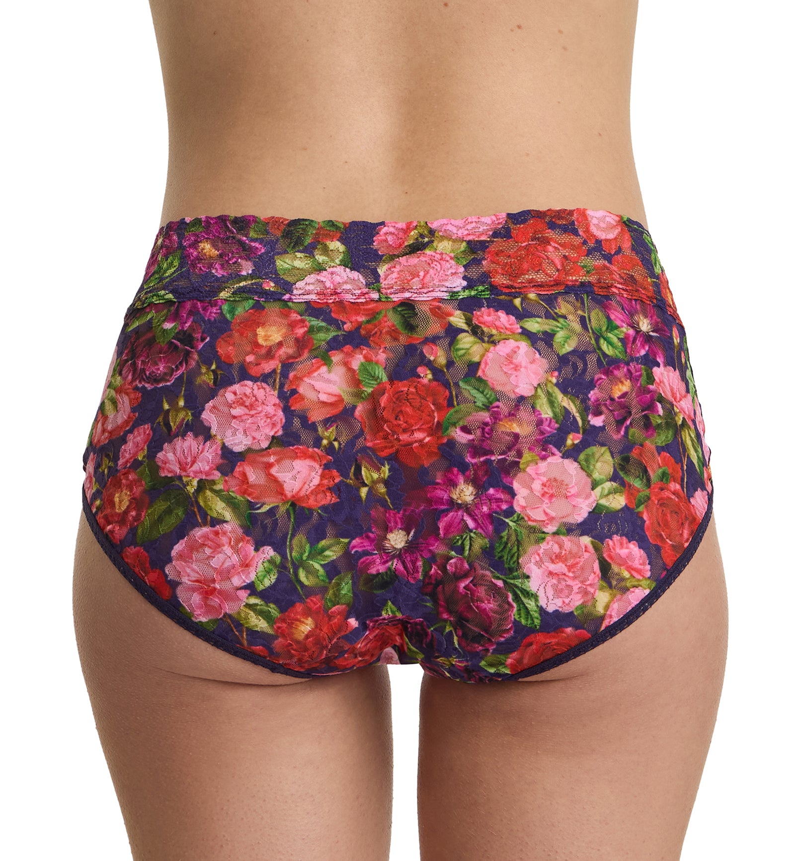 Hanky Panky Signature Lace Printed French Brief (PR461),XS,Winters Tale - Winters Tale,XS
