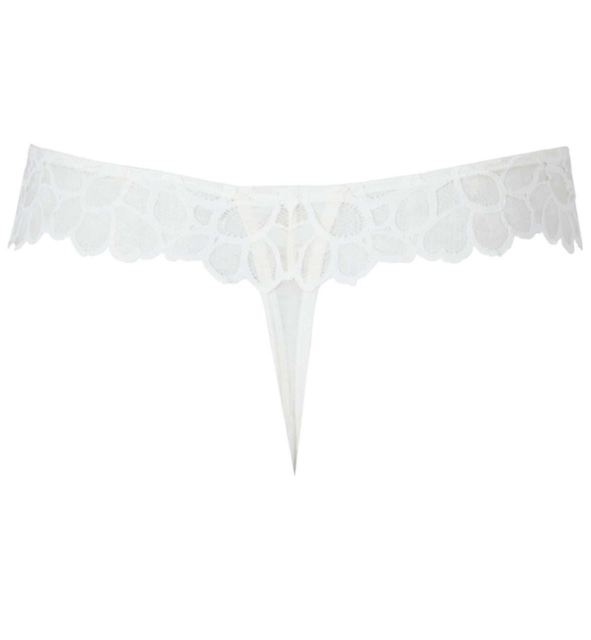 Panache Allure Thong (10769),XS,Ivory - Ivory,XS