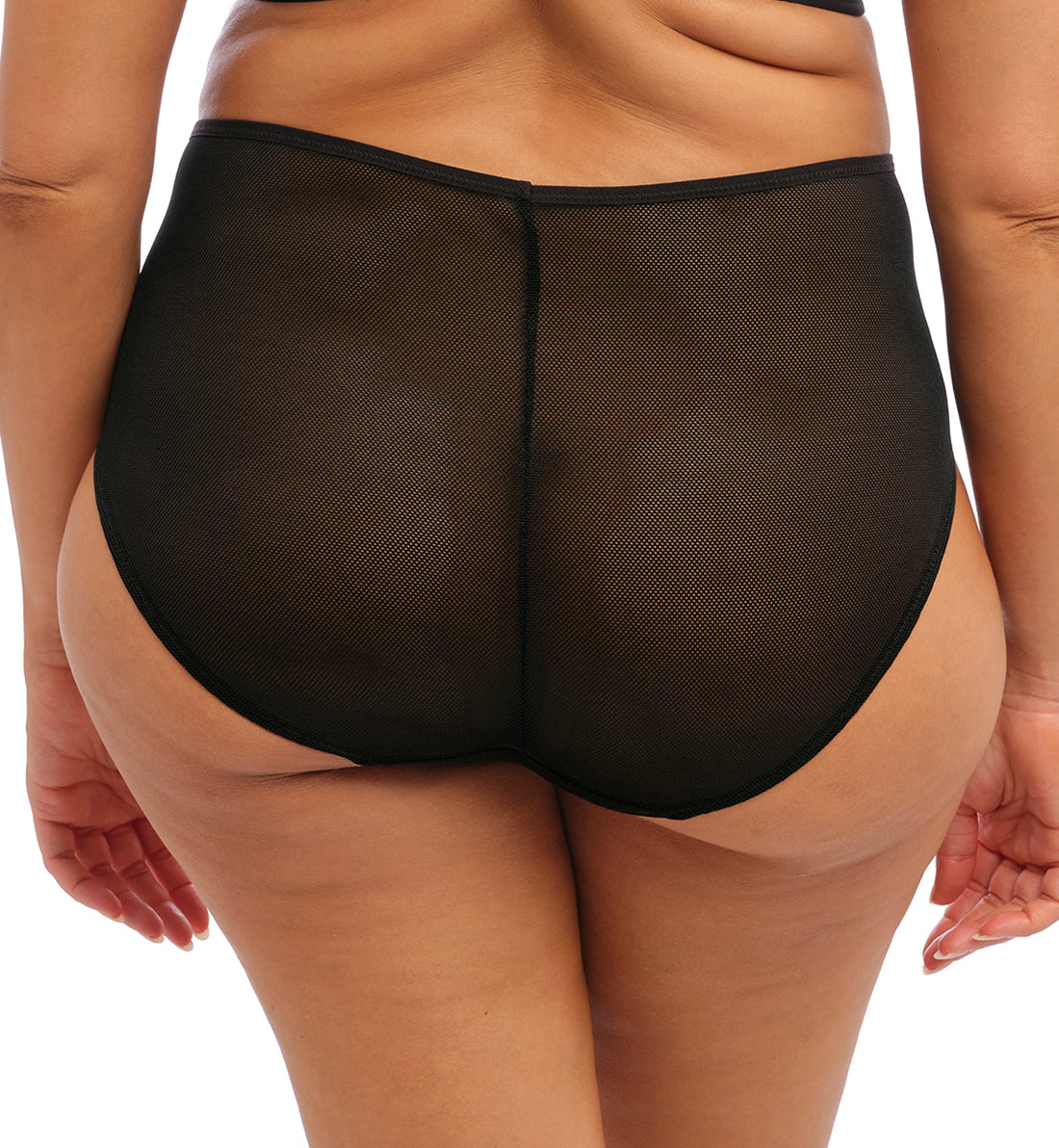 Elomi Kintai Full Brief Panty (301251),Medium,Black - Black,Medium