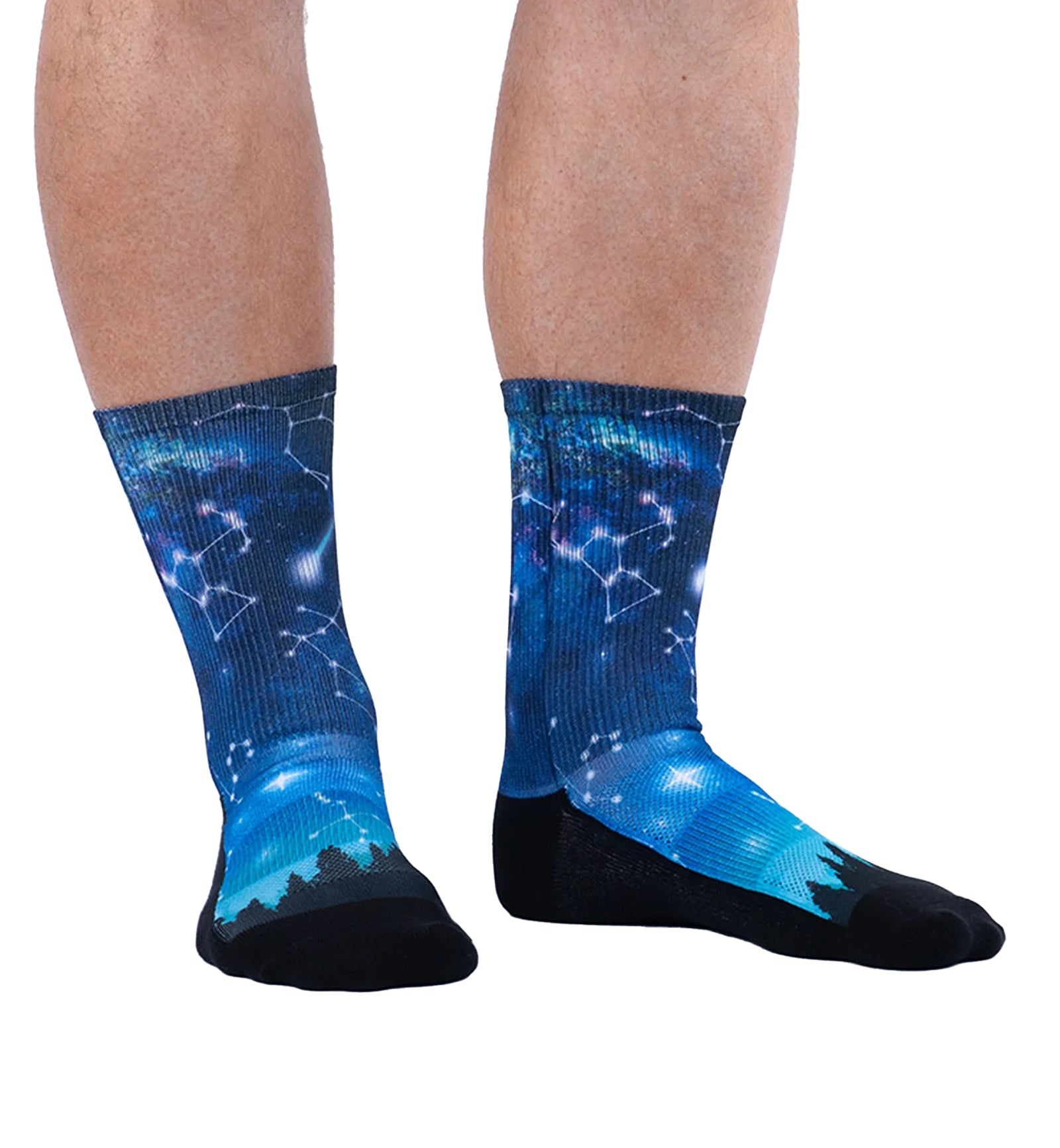 SOCK it to me Athletic Printed Performance Crew Socks (AP0003),Stargazer - Stargazer,One Size