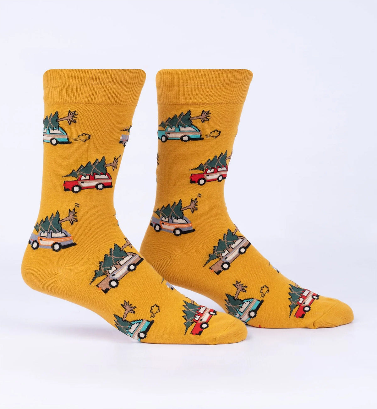 SOCK it to me Men's Crew Socks (MEF0590),Little Full, Lotta Sap - Little Full Lotta Sap,One Size