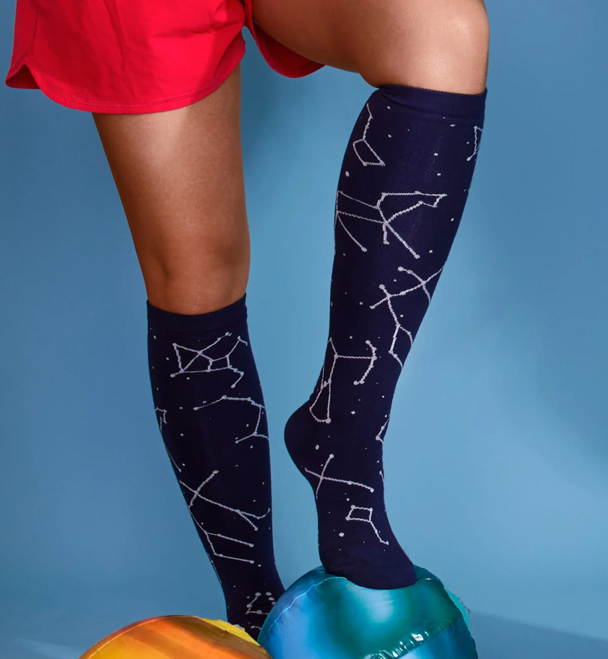 SOCK it to me Unisex Knee High Socks (f0180),Constellation - Constellation,One Size
