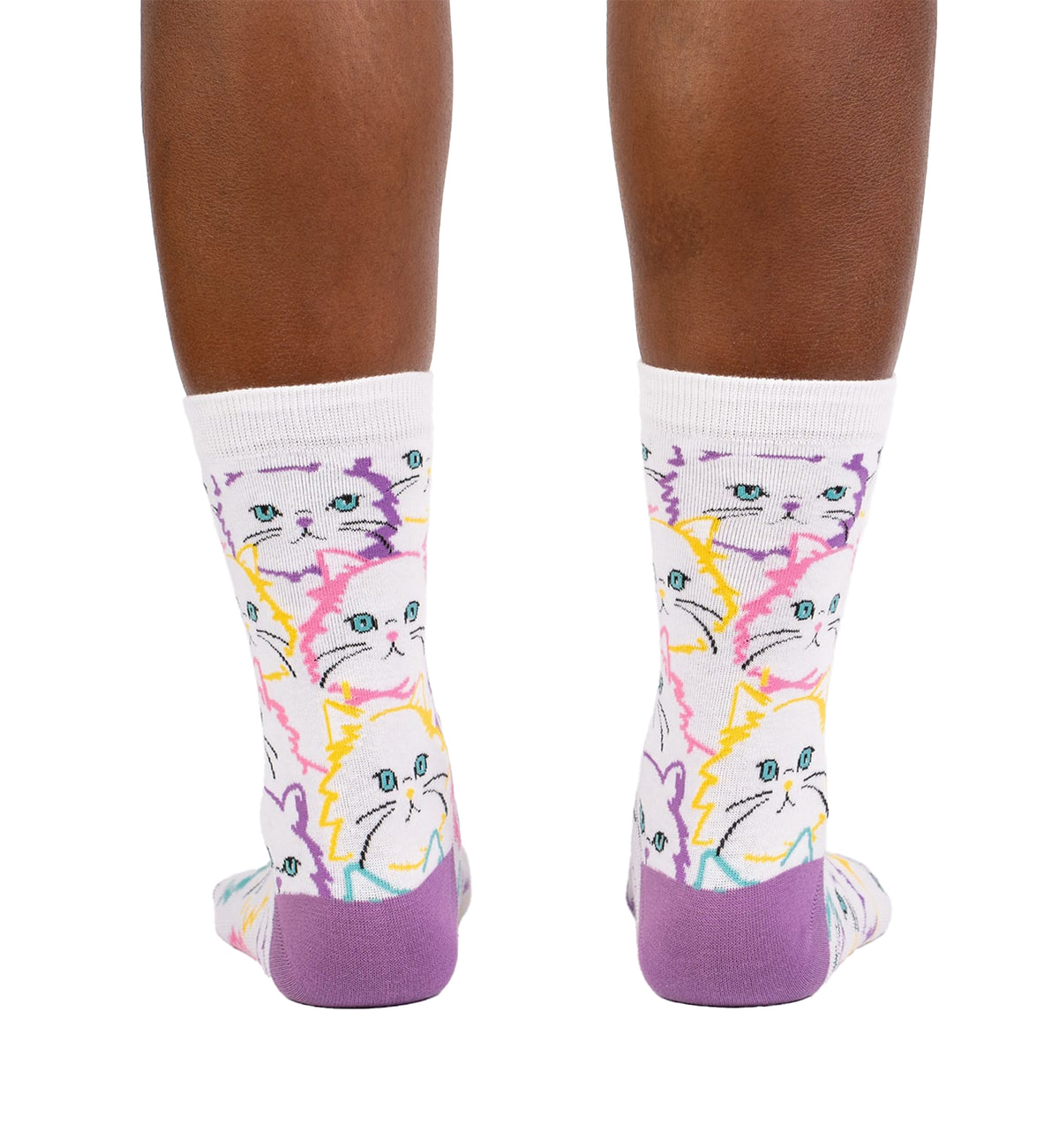 SOCK it to me Women's Crew Socks (w0252),Fur Real - Fur Real,One Size