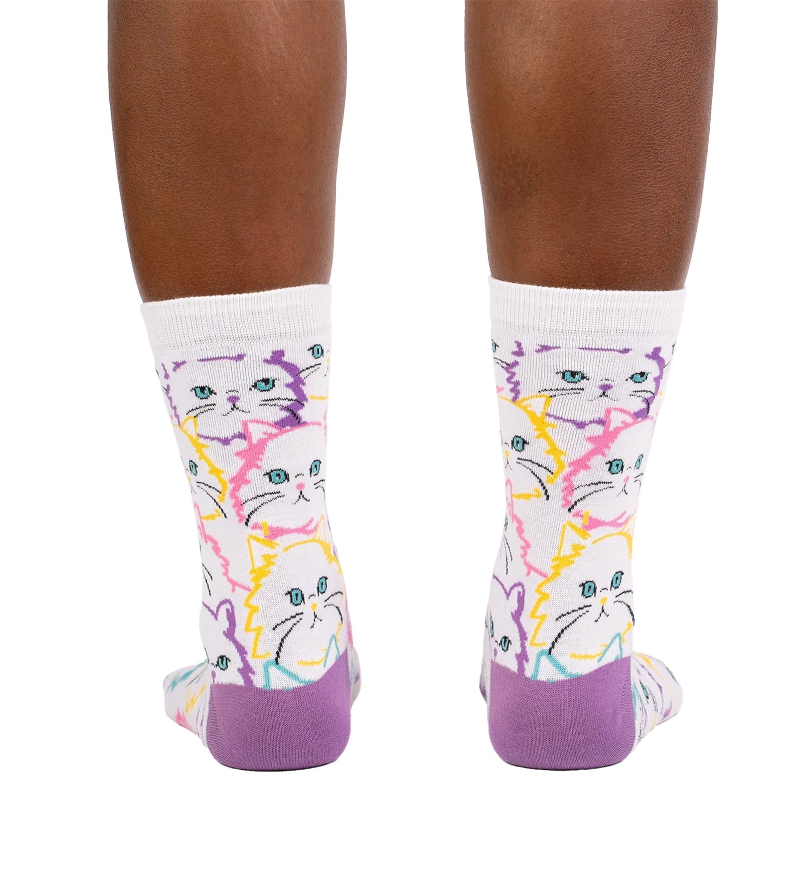 SOCK it to me Women's Crew Socks (w0252),Fur Real - Fur Real,One Size