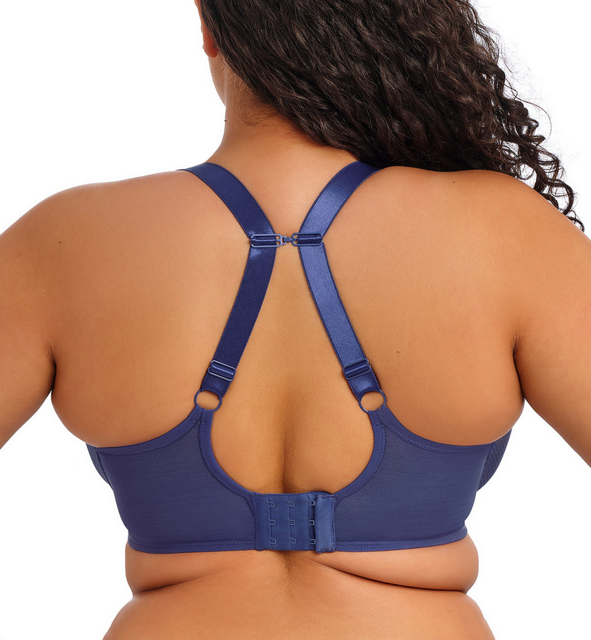 Elomi Tiernie Plunge Underwire Bra (303334),32GG,Denim - Denim,32GG