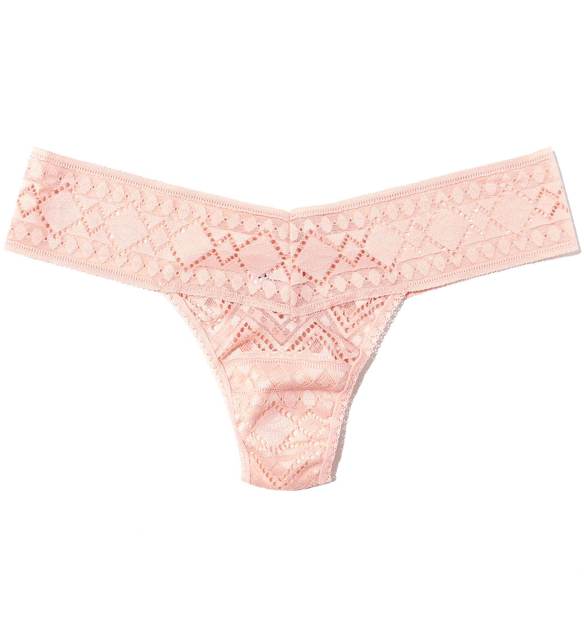 Hanky Panky Gem Lace Low Rise Thong (491582),Sweet Chamomile - Sweet Chamomile,One Size