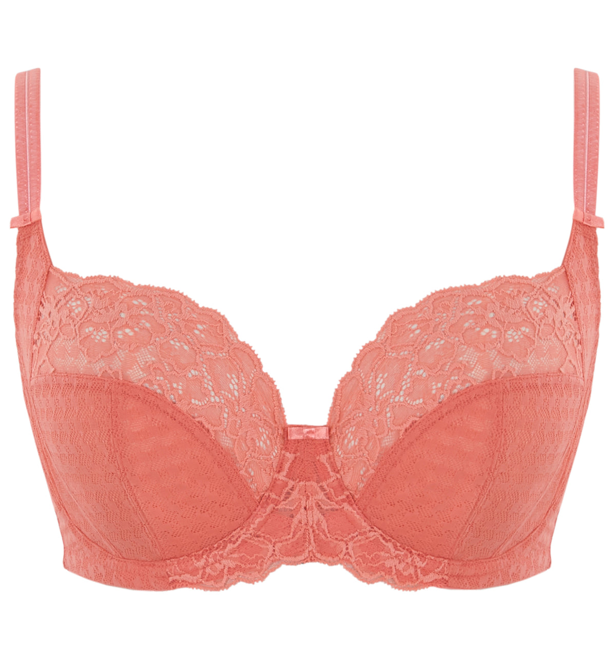 Panache Envy Balcony Underwire Bra (7285),28F,Terracotta - Terracotta,28F