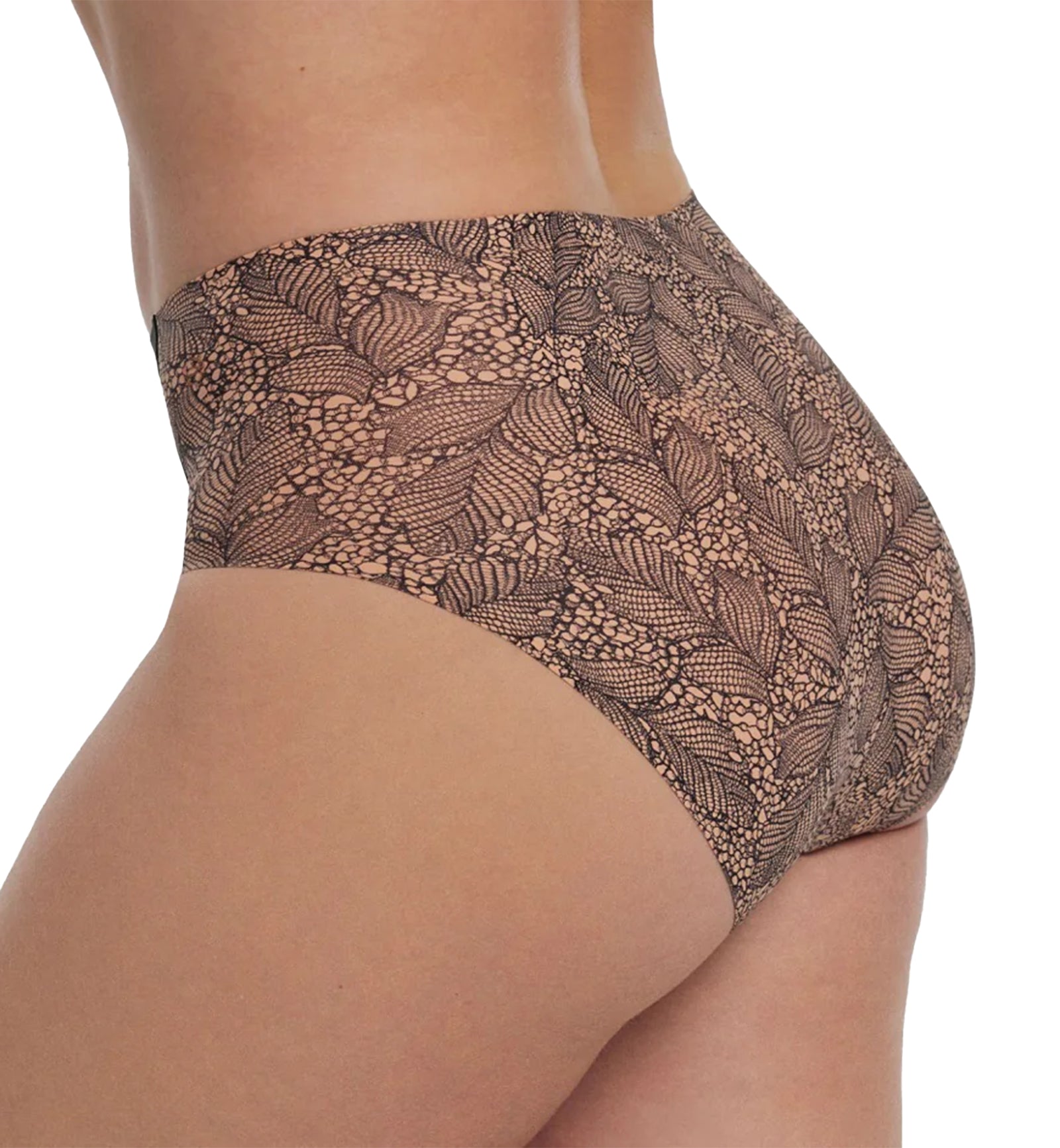Evelyn & Bobbie High-Waisted Retro Bikini Panty (1704),US 0-14,Black Lace - Black Lace,US 0-14
