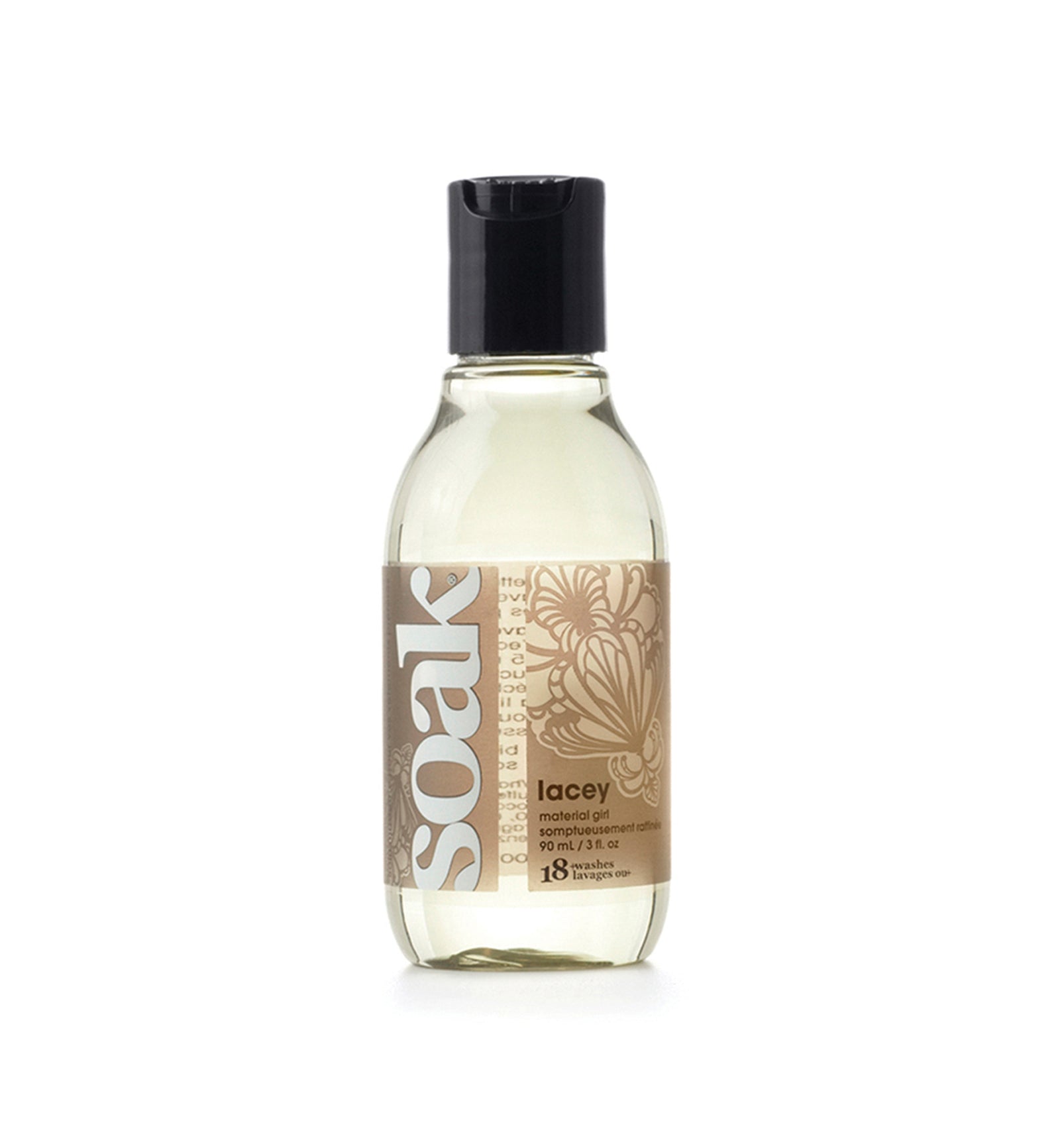 Soak Travel Size 3 oz. Bottle (S06),Lacey - Lacey,3 oz.