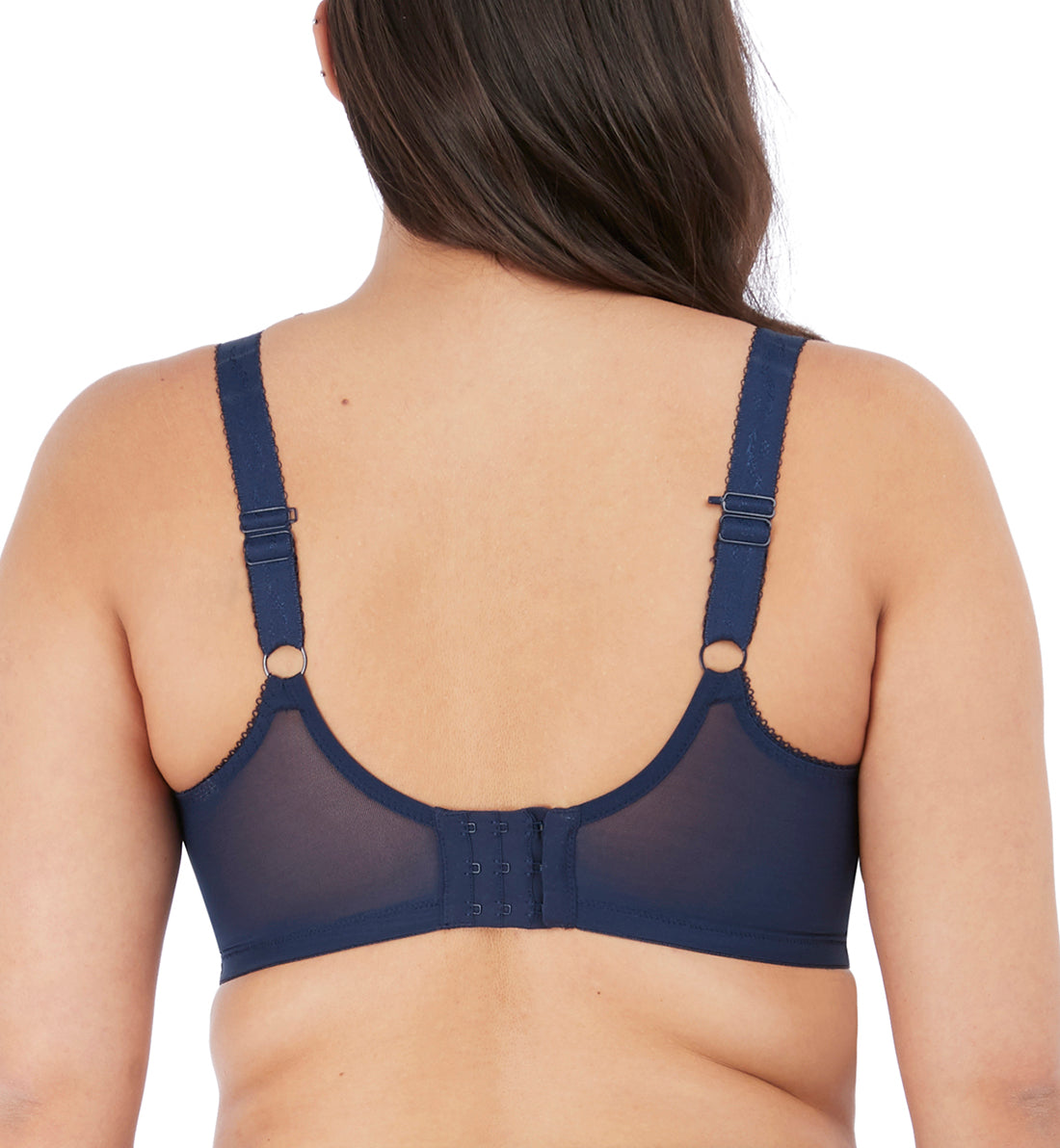 Elomi Charley Banded Plunge Underwire Bra (4380),32H,Navy - Navy,32H